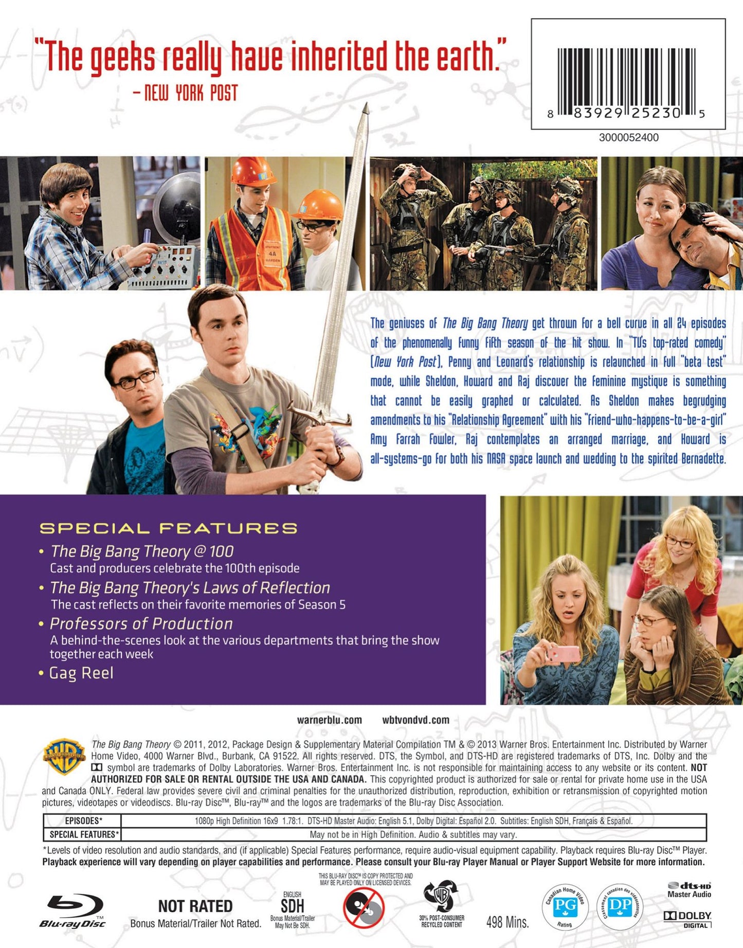Big Bang Theory: Complete Fifth Season