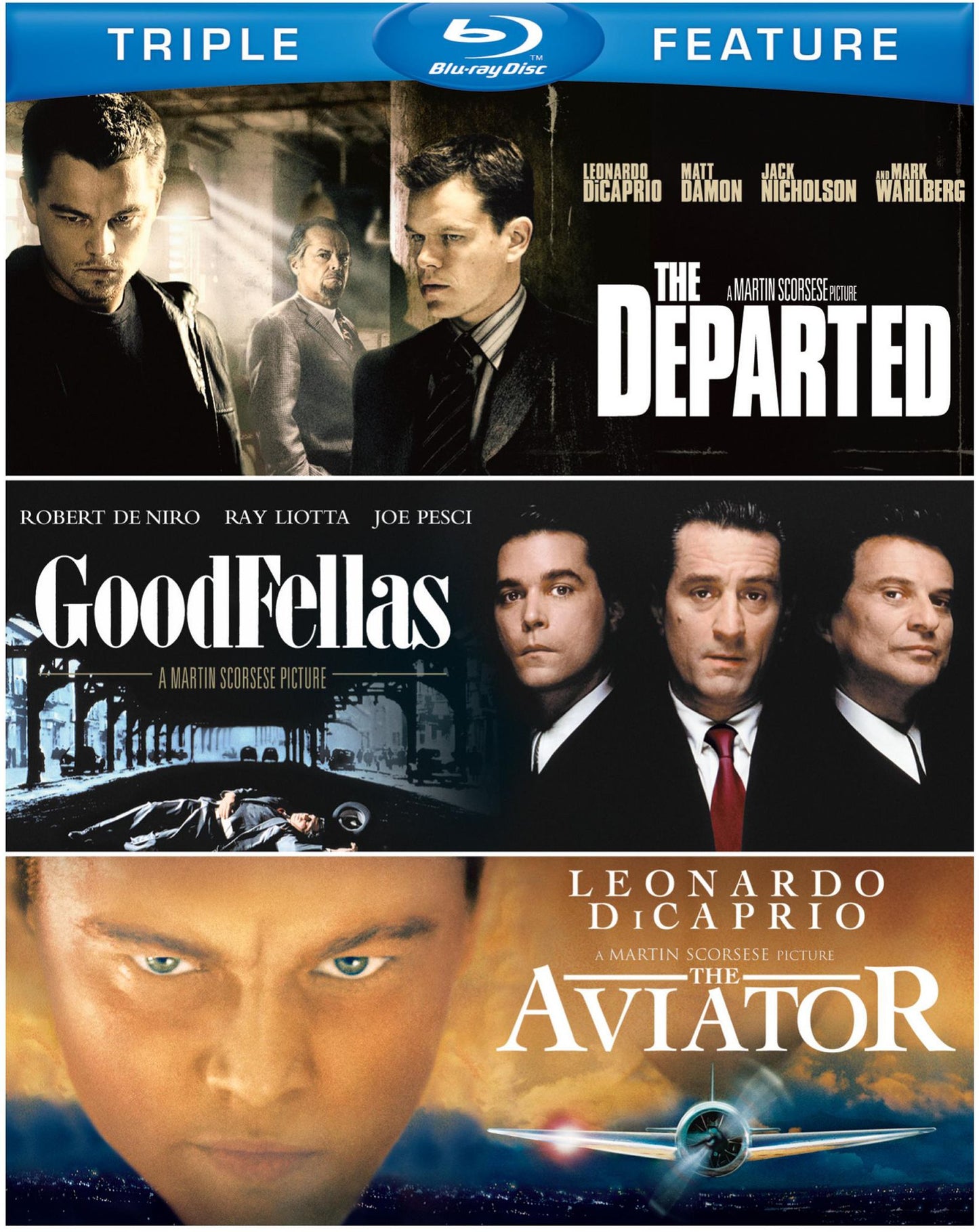 Departed/Goodfellas/Aviator [3 Discs] [Blu-ray]
