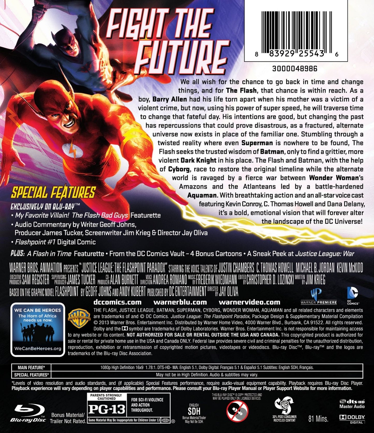 Justice League: The Flashpoint Paradox [Blu-ray]