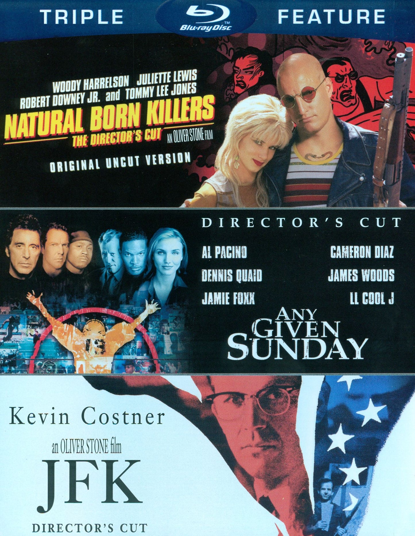 Natural Born Killers/Any Given Sunday/JFK [Blu-ray]