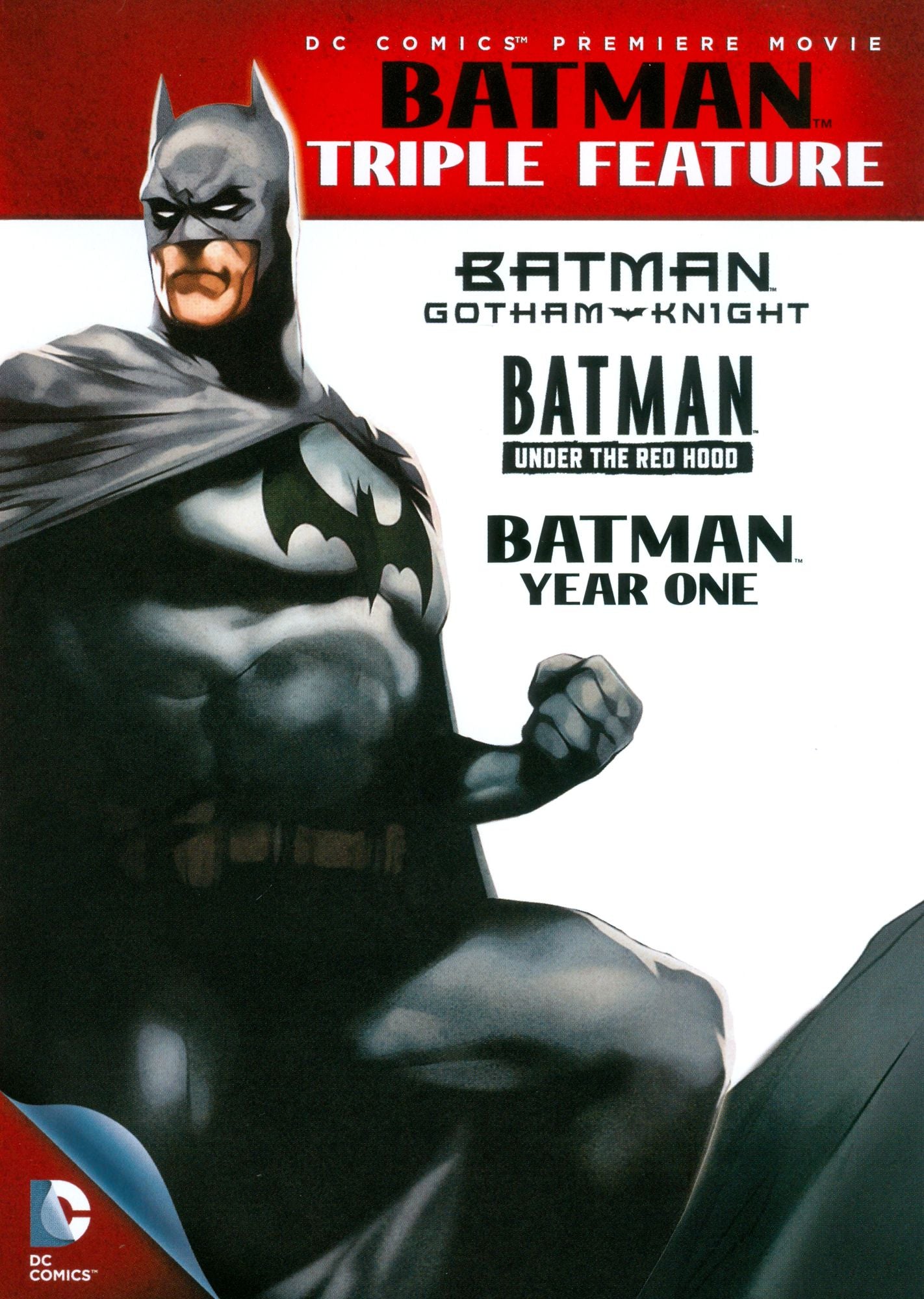 Batman Triple Feature: Gotham Knight/Under the Red Hood/Year One [3 Discs]