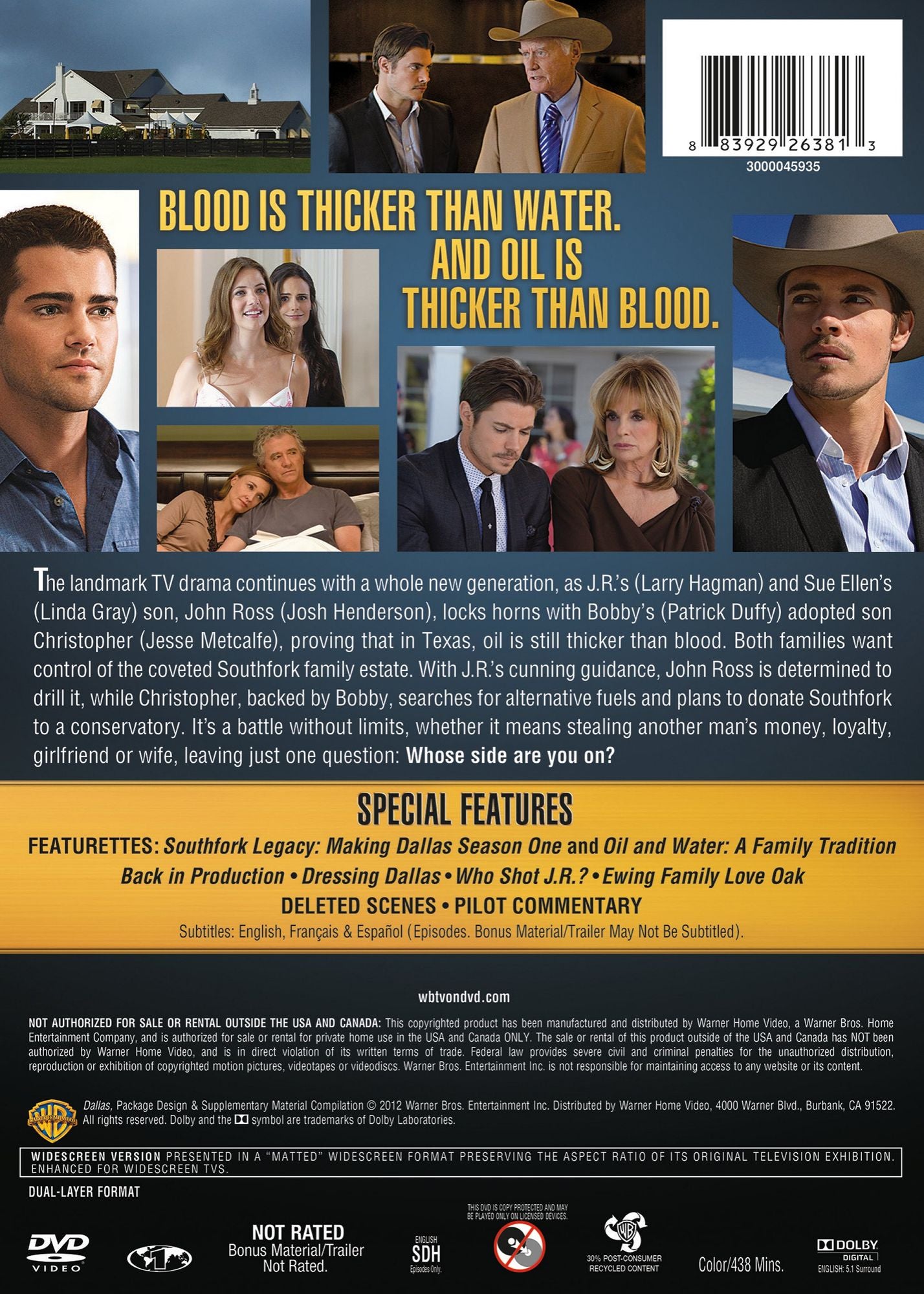 Dallas: The Complete First Season [3 Discs]