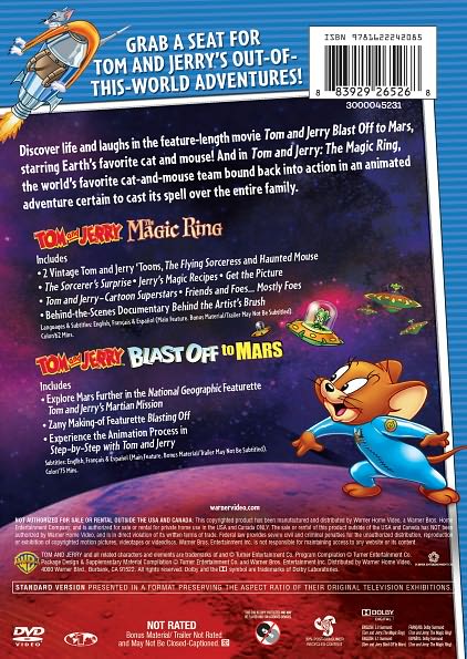 Tom and Jerry Double Feature: Blast Off to Mars/The Magic Ring [2 Discs]