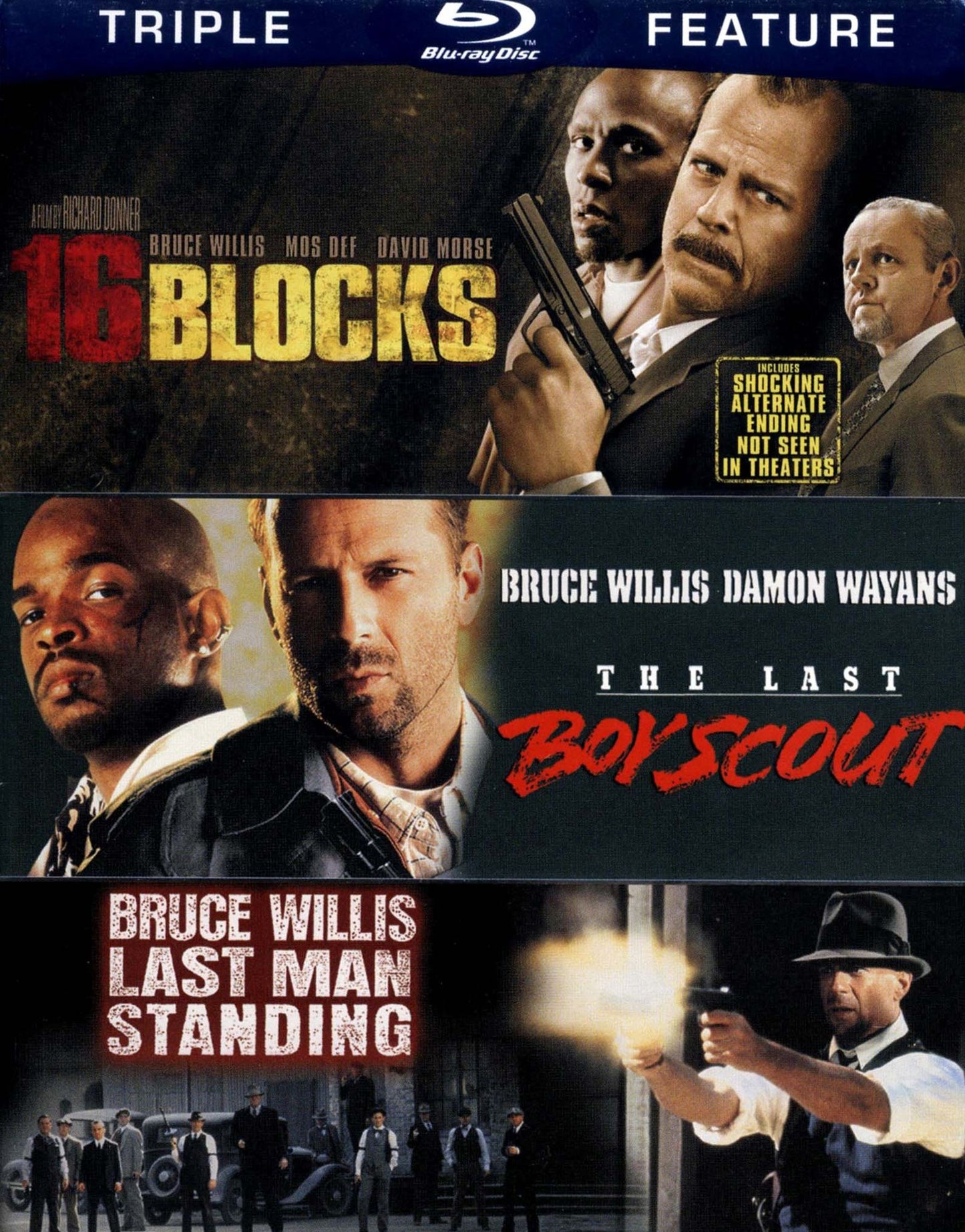 16 Blocks/The Last Boy Scout/Last Man Standing [3 Discs] [Blu-ray]
