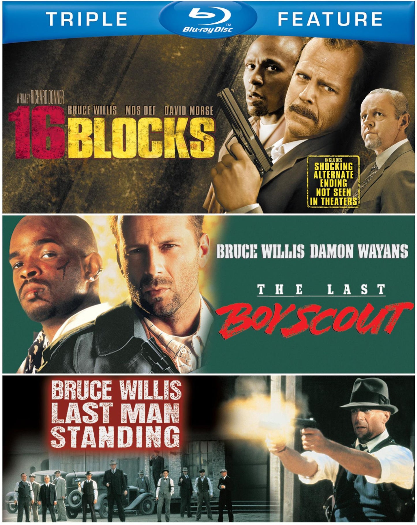16 Blocks/The Last Boy Scout/Last Man Standing [3 Discs] [Blu-ray]