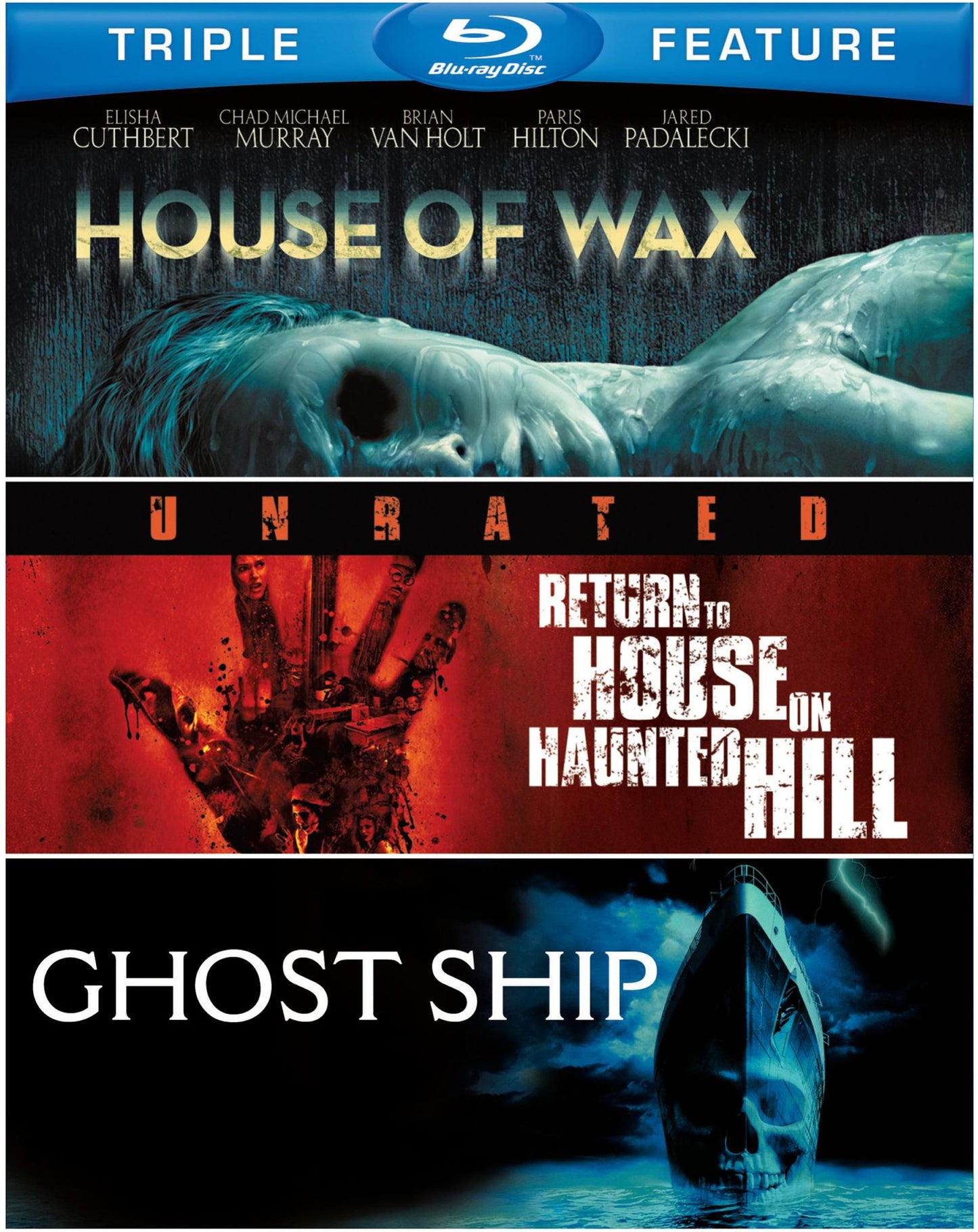 House of Wax/Return to House on Haunted Hill/Ghost Ship [Blu-ray]