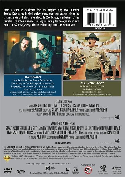 Full Metal Jacket/The Shining [2 Discs]