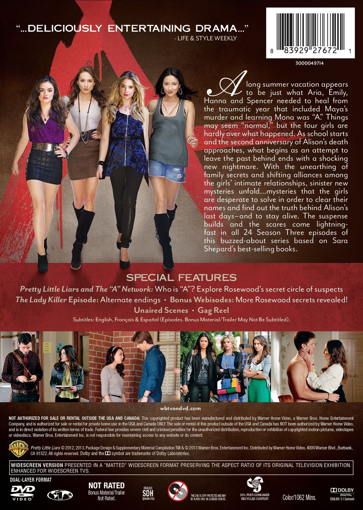 Pretty Little Liars: The Complete Third Season [5 Discs]