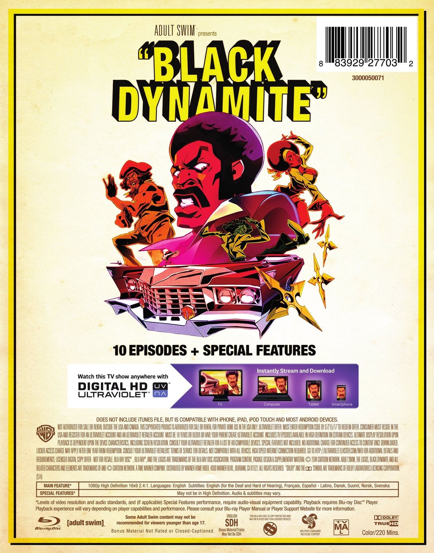 Black Dynamite: Season One [Includes Digital Copy] [UltraViolet] [Blu-ray]