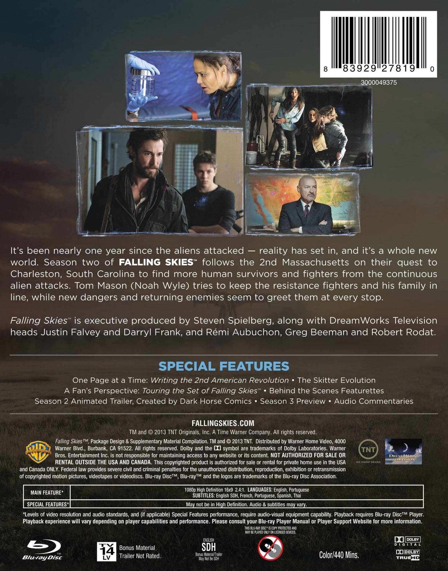 Falling Skies: The Complete Second Season [2 Discs] [Blu-ray]