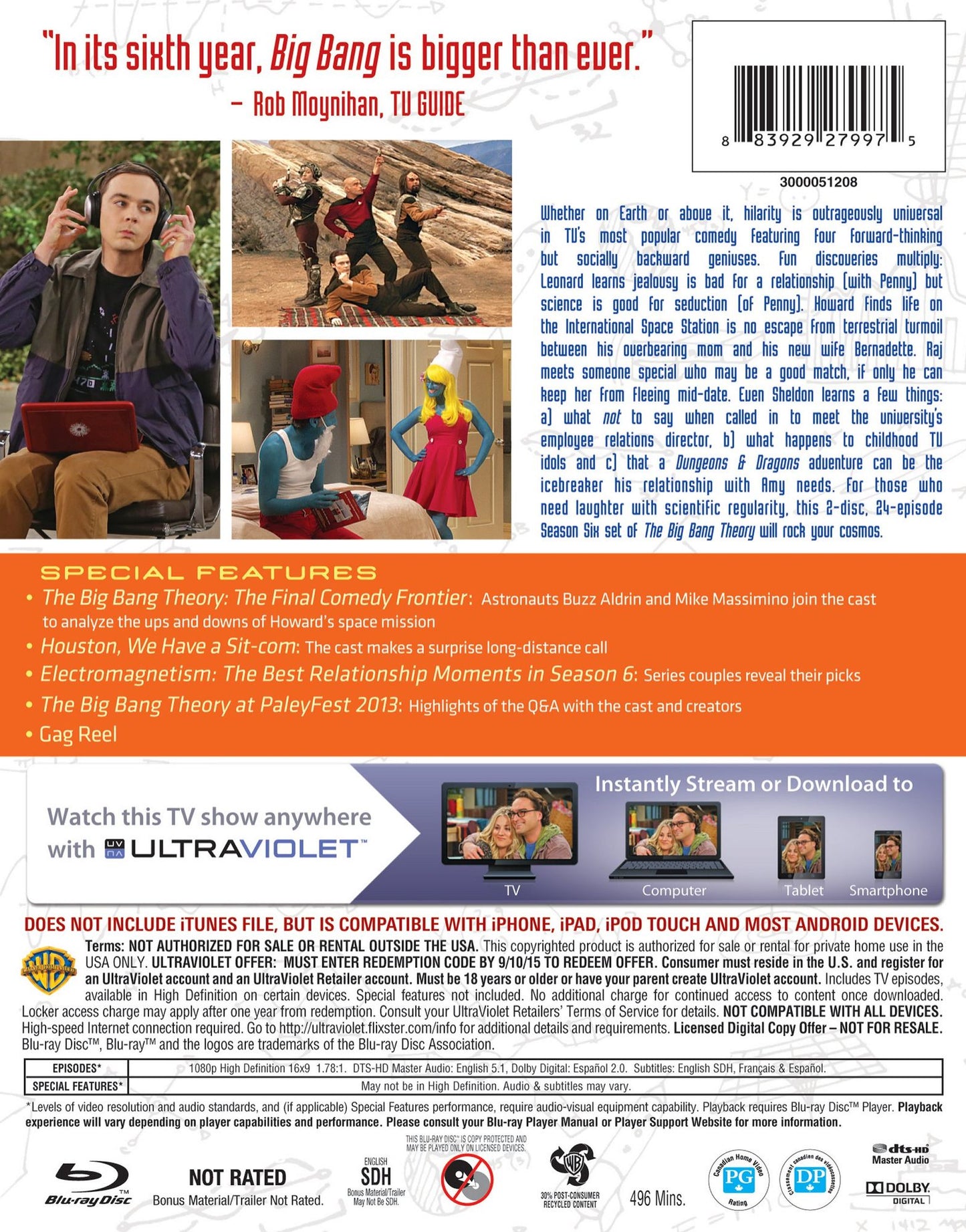 BIG BANG THEORY: SEA.6 (5PC BR)