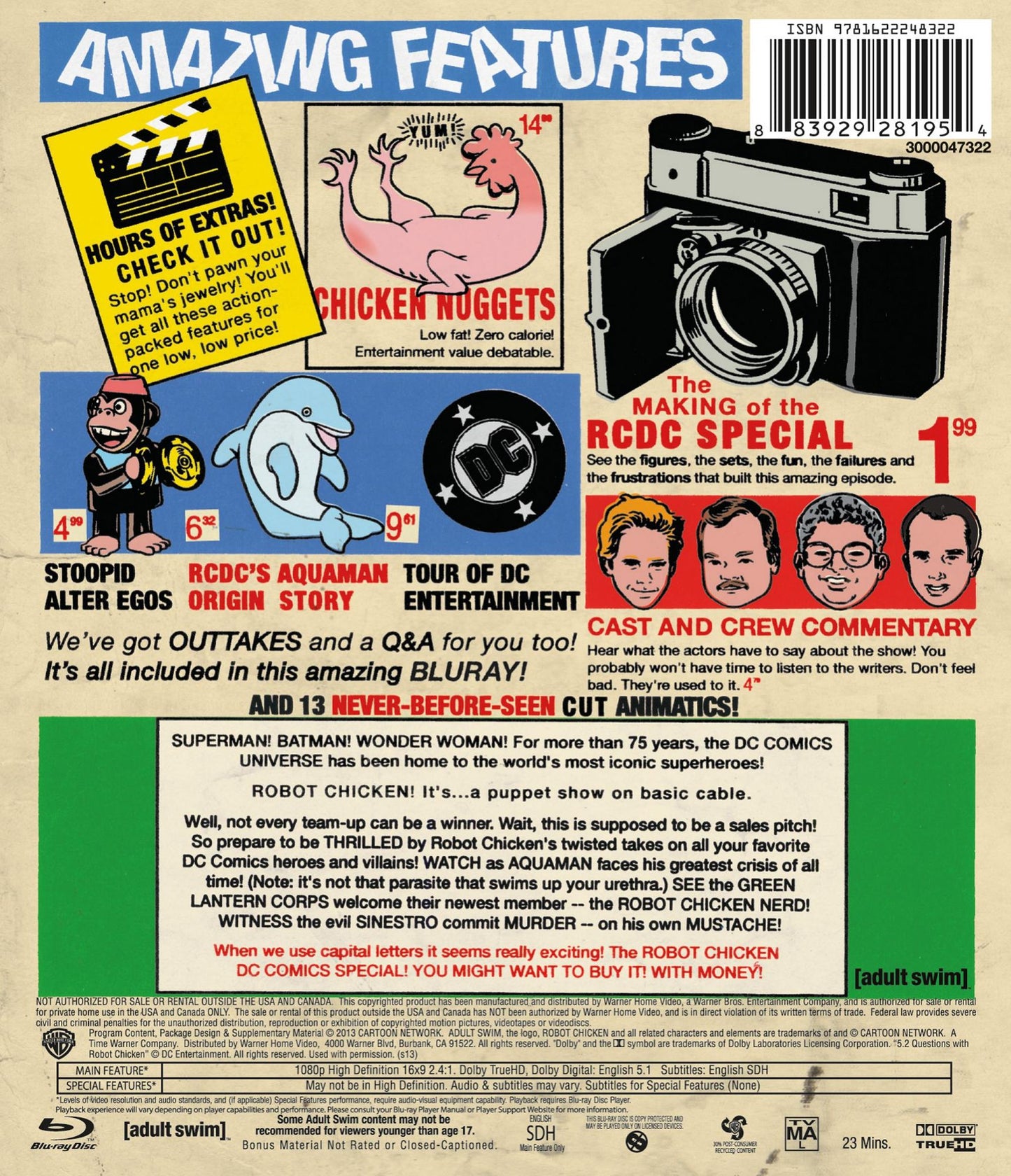 Robot Chicken: DC Comics Special [Includes Digital Copy] [UltraViolet] [Blu-ray]