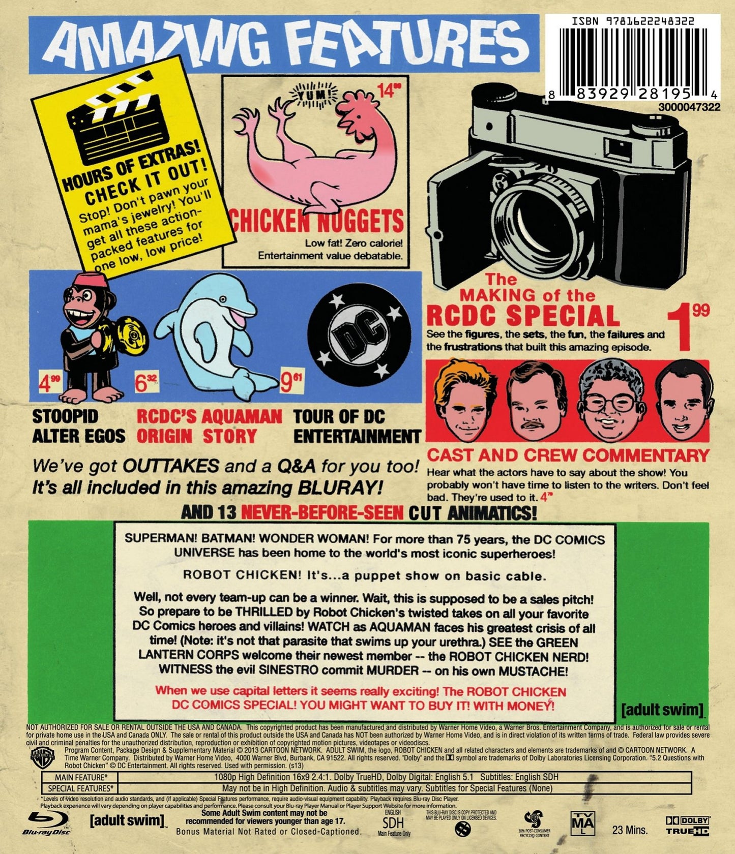 Robot Chicken: DC Comics Special [Includes Digital Copy] [UltraViolet] [Blu-ray]