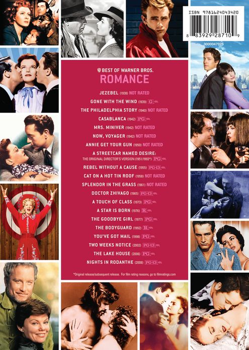 Best of Warner Bros.: 20 Film Collection - Romance [22 Discs]