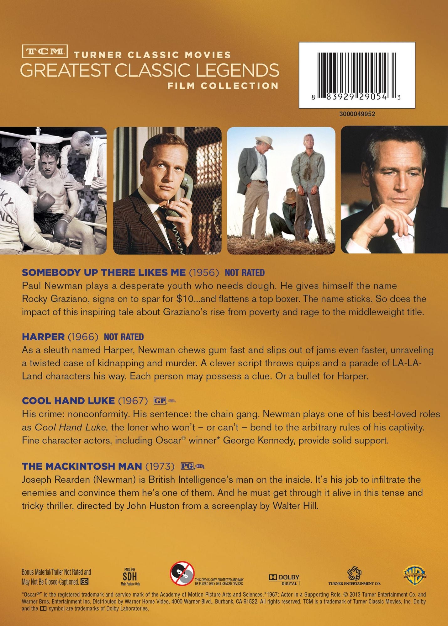 TCM Greatest Classic Legends Film Collection: Paul Newman [4 Discs]