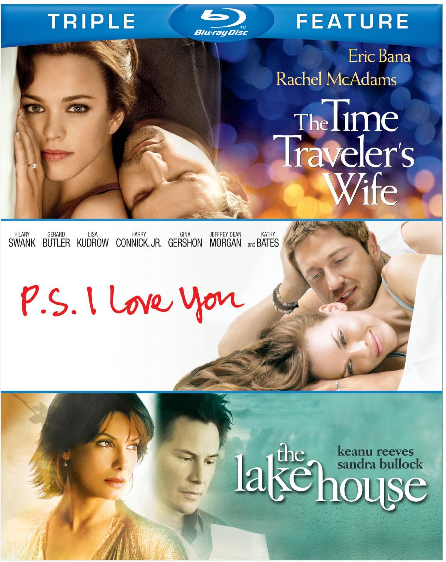 The Time Traveler's Wife/P.S. I Love You/The Lake House [3 Discs] [Blu-ray]