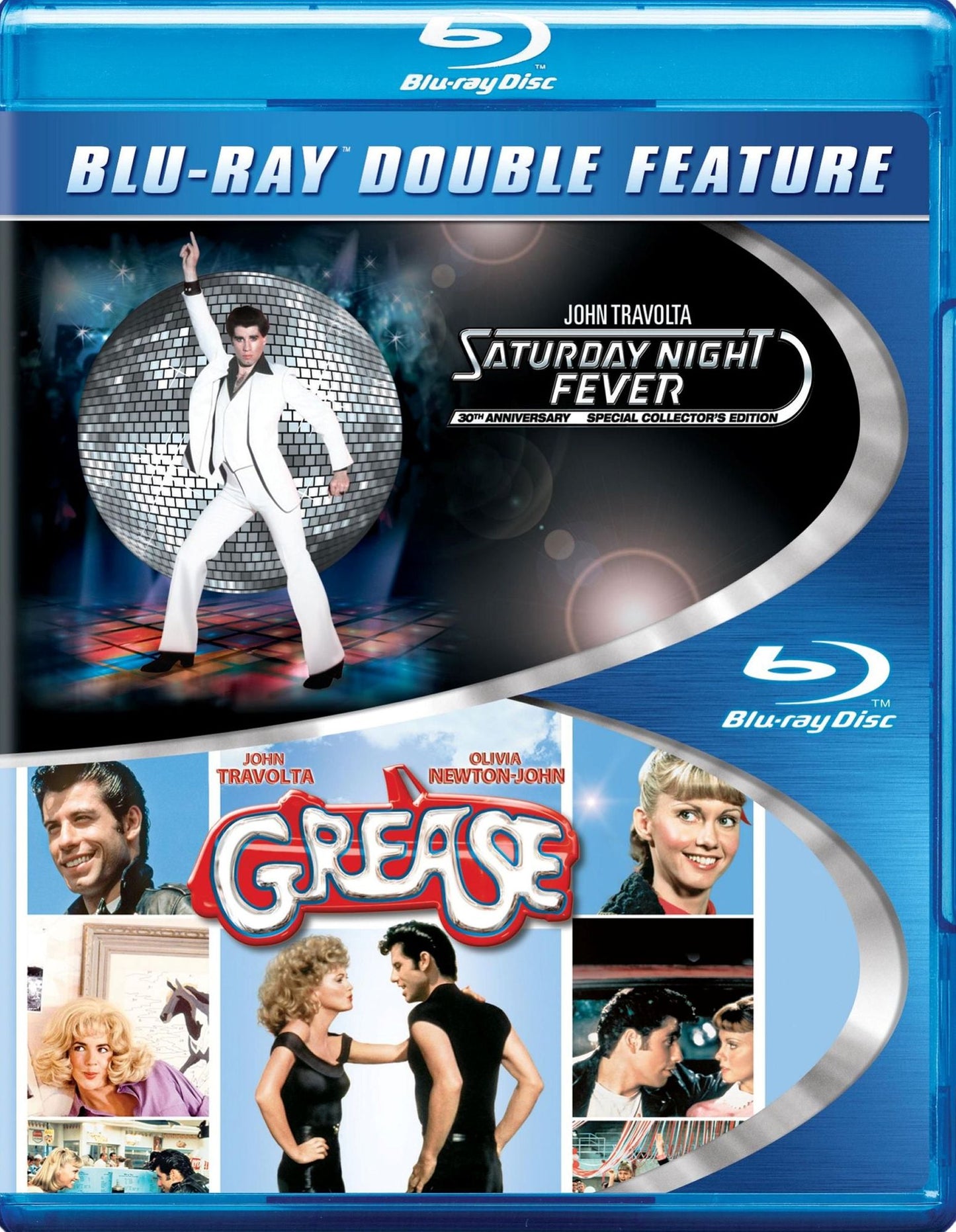 Saturday Night Fever/Grease [Blu-ray]