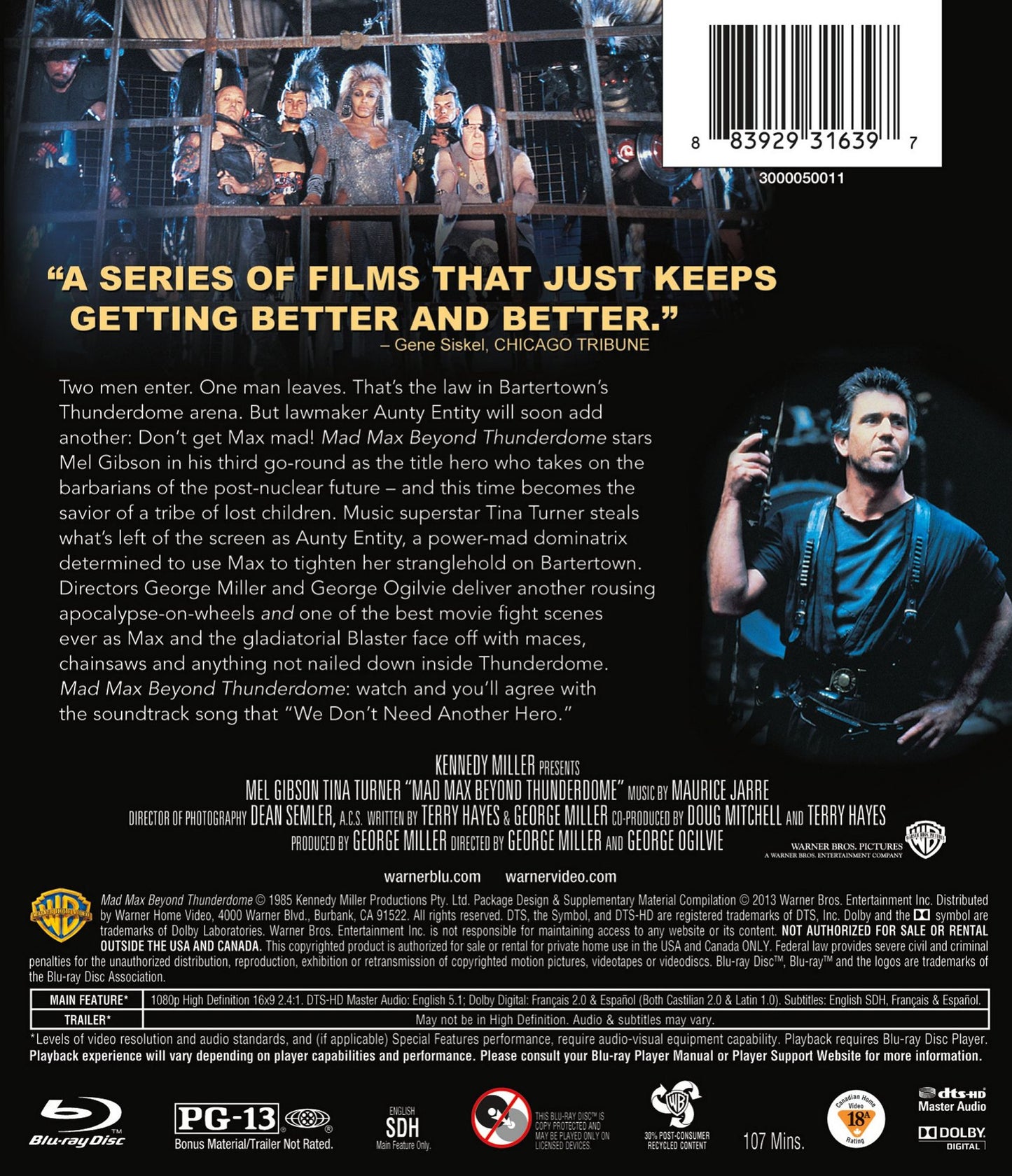Mad Max: Beyond Thunderdome [Blu-ray]