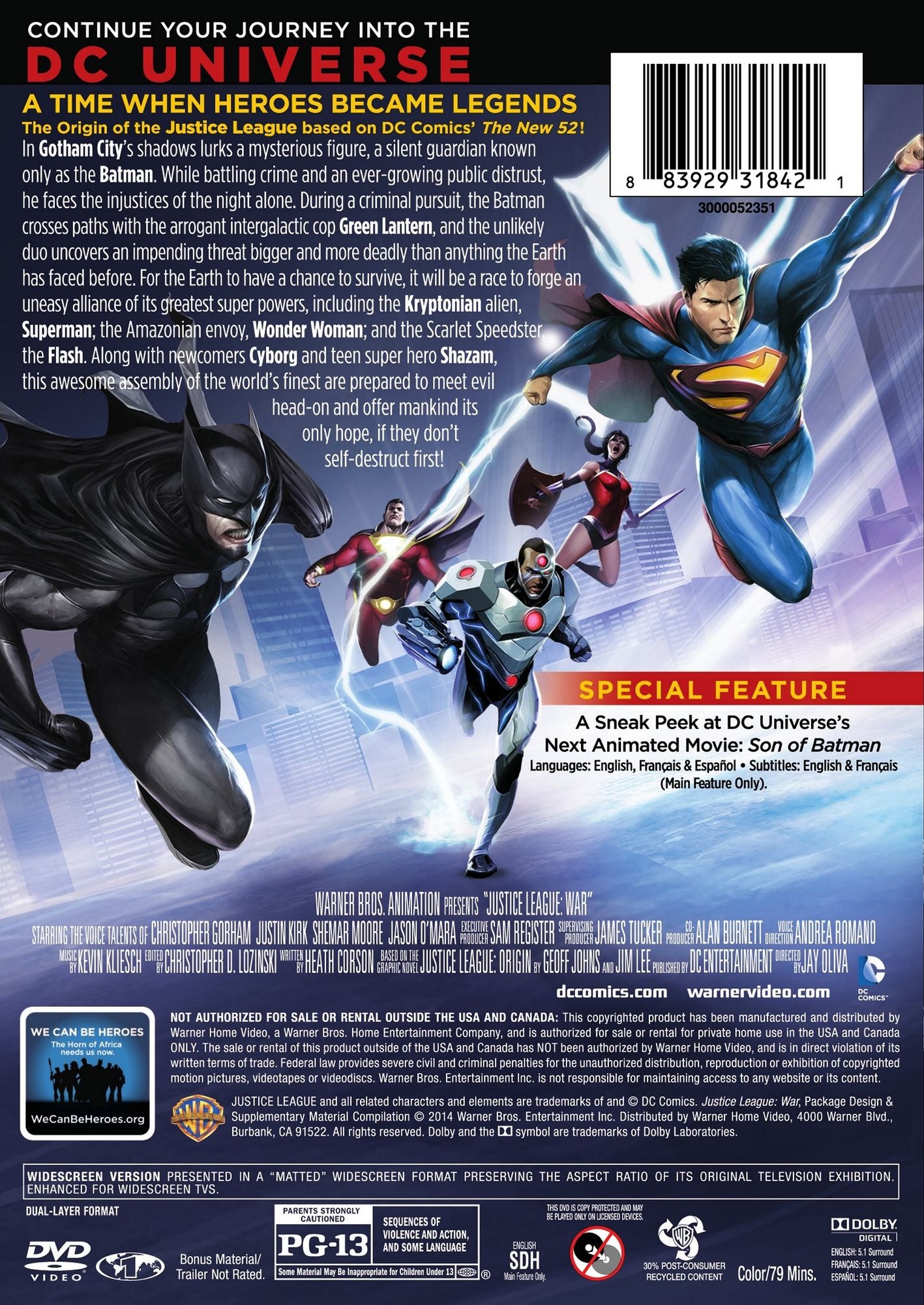 Justice League: War