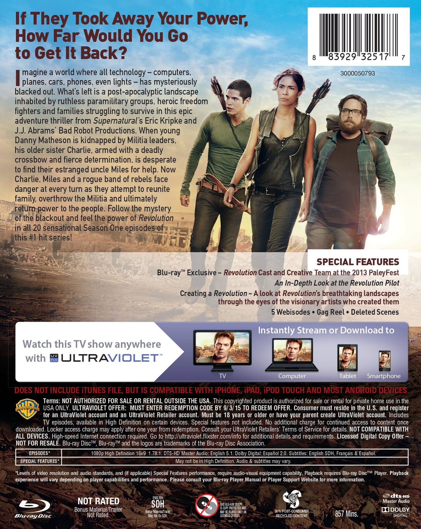 Revolution: The Complete First Season [9 Discs] [Blu-ray/DVD] [Includes Digital Copy] [UltraViolet]