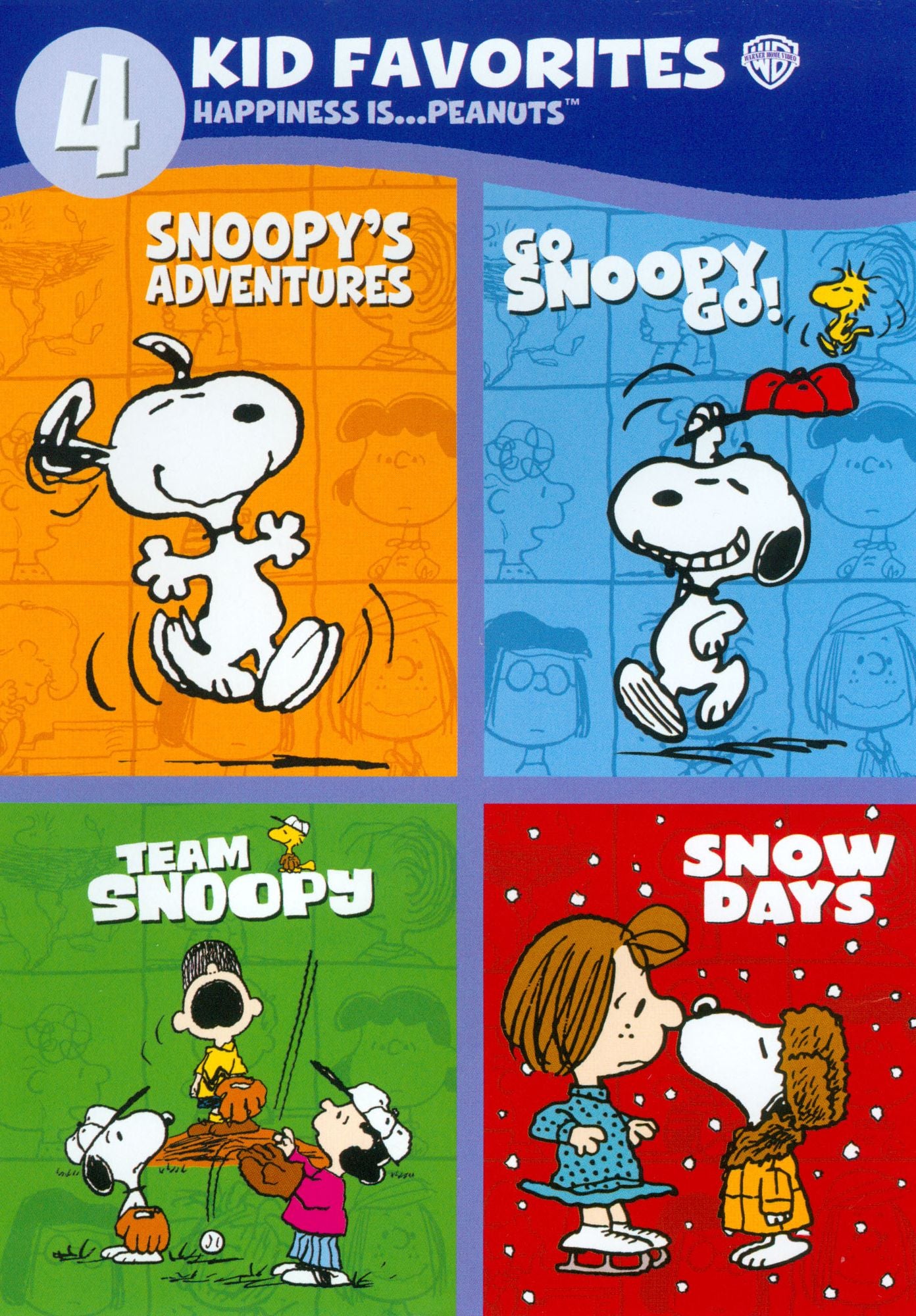 4 Kid Favorites: Happiness Is... Peanuts [4 Discs]