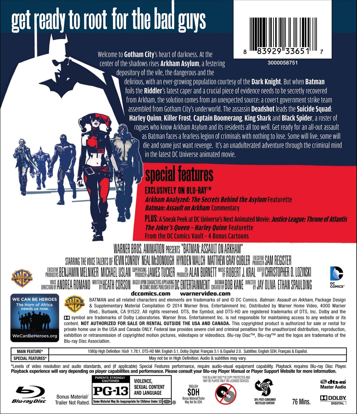 Batman: Assault on Arkham [Blu-ray]