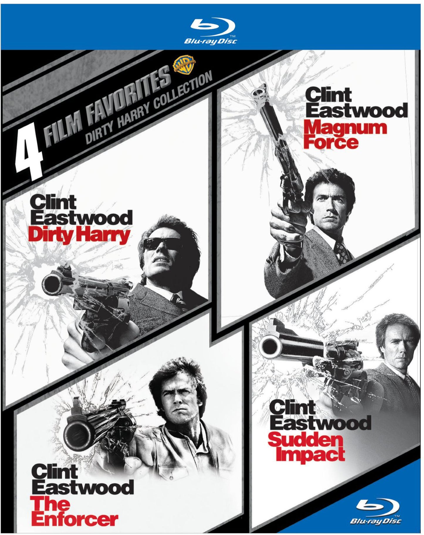 Dirty Harry Collection: 4 Film Favorites [4 Discs] [Blu-ray]