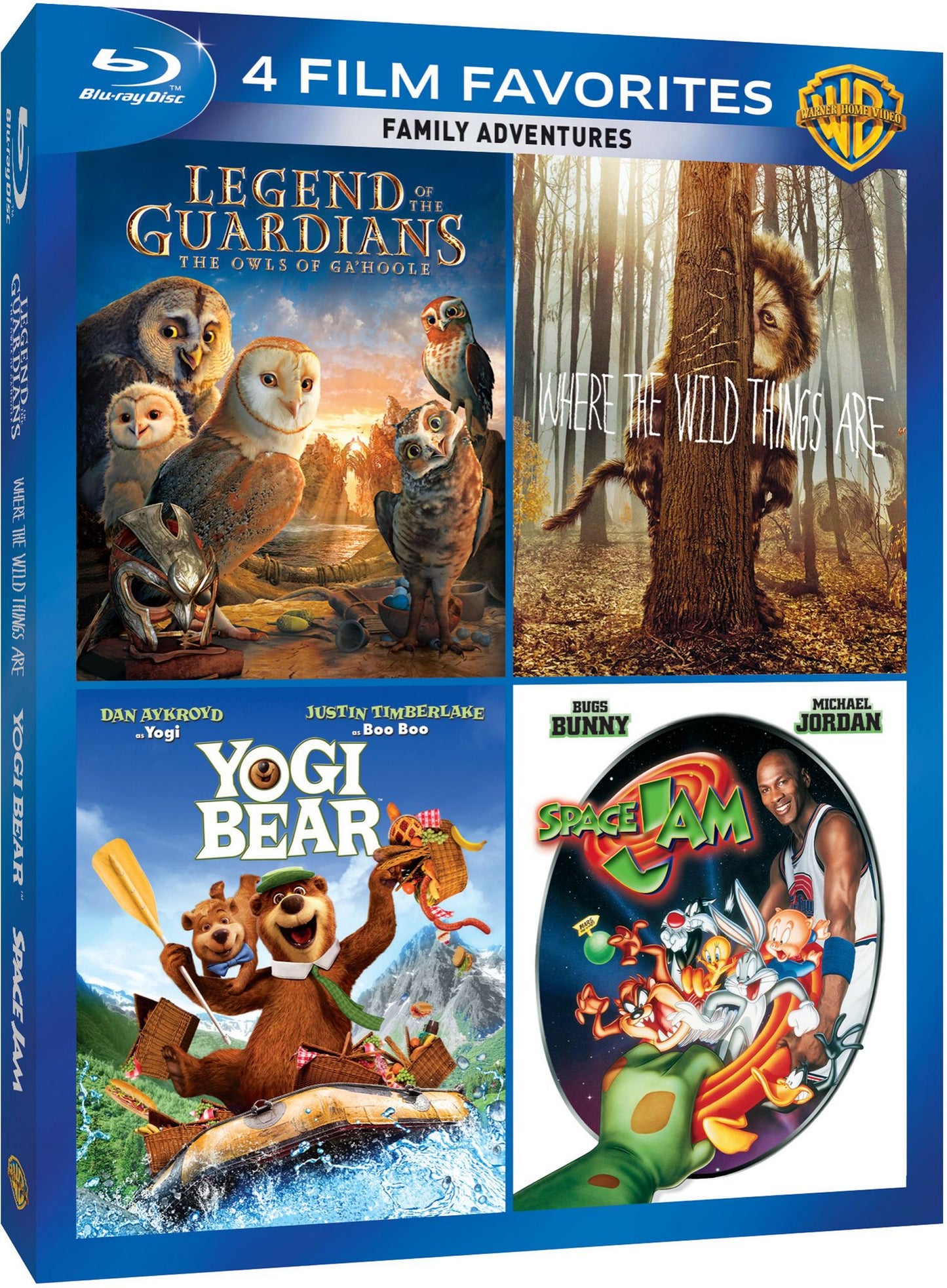 Family Adventures: 4 Film Favorites [4 Discs] [Blu-ray]