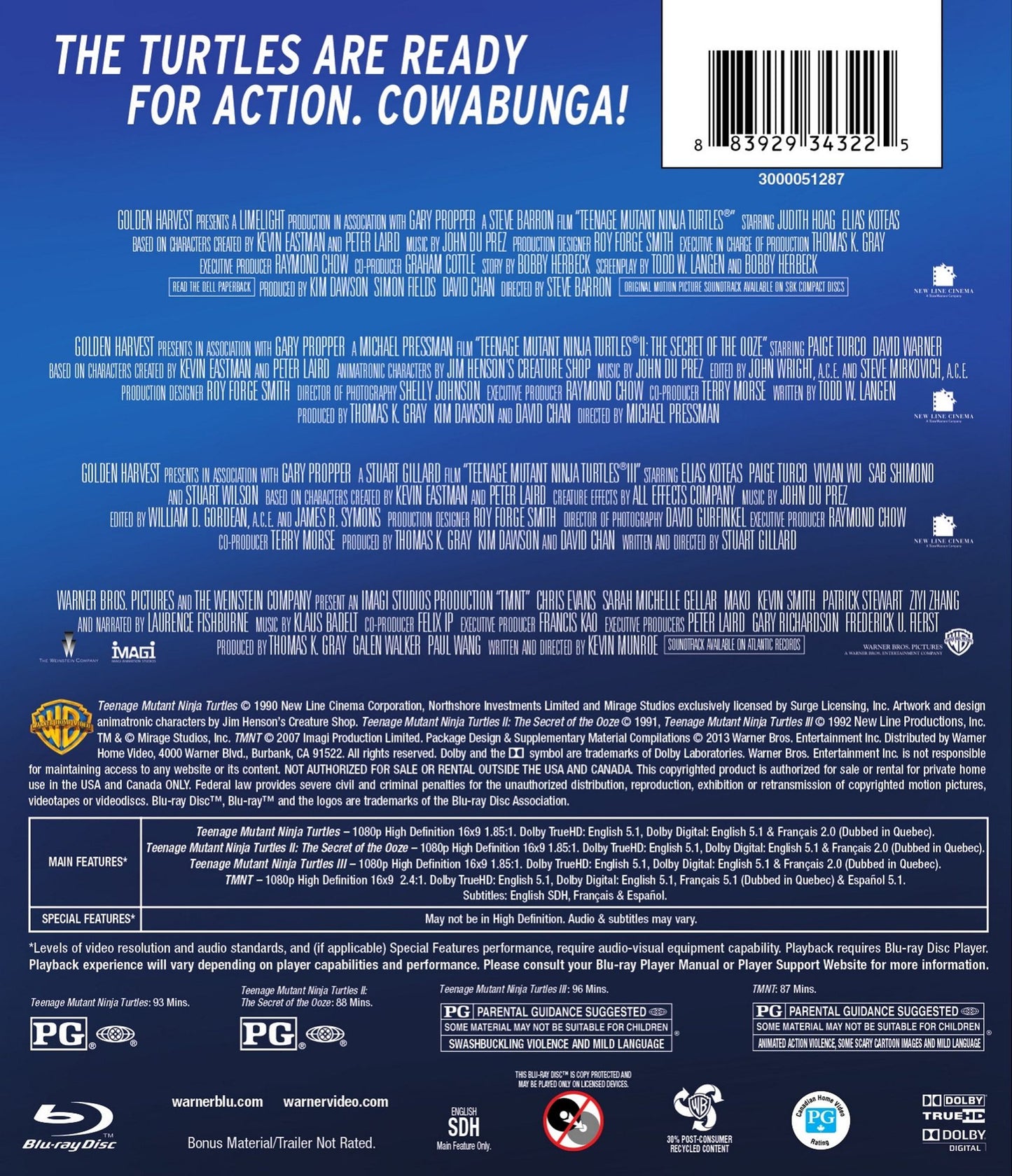 4 Film Favorites: Teenage Mutant Ninja
