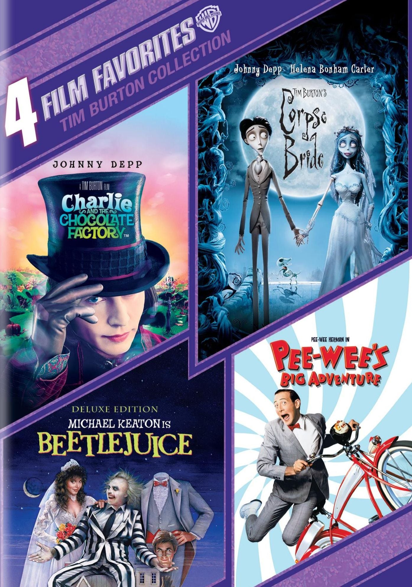 Tim Burton Collection: 4 Film Favorites [4 Discs]