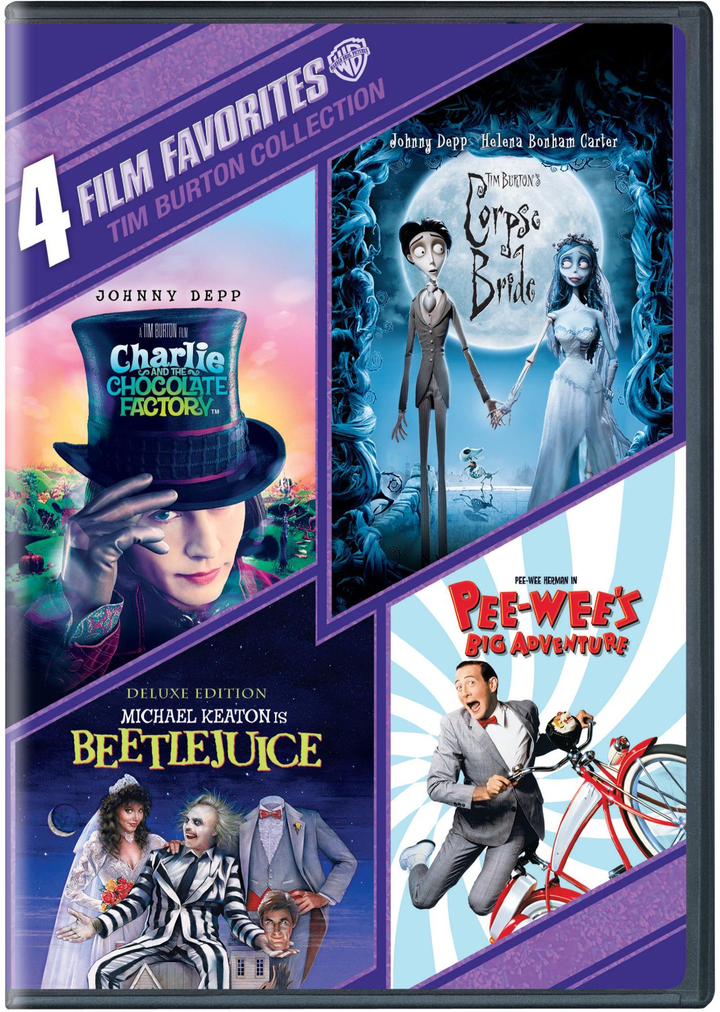 Tim Burton Collection: 4 Film Favorites [4 Discs]