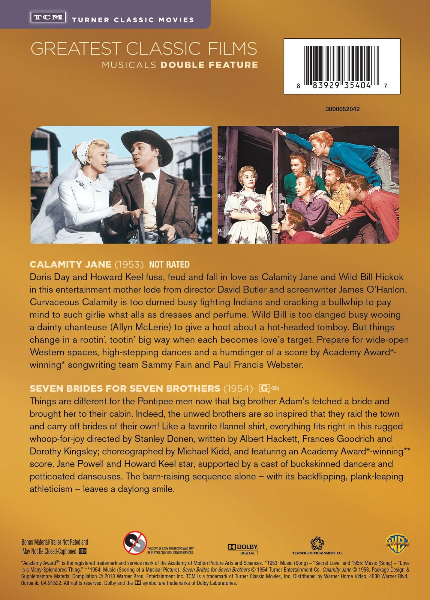 Calamity Jane/seven Brides For Seven Brothers