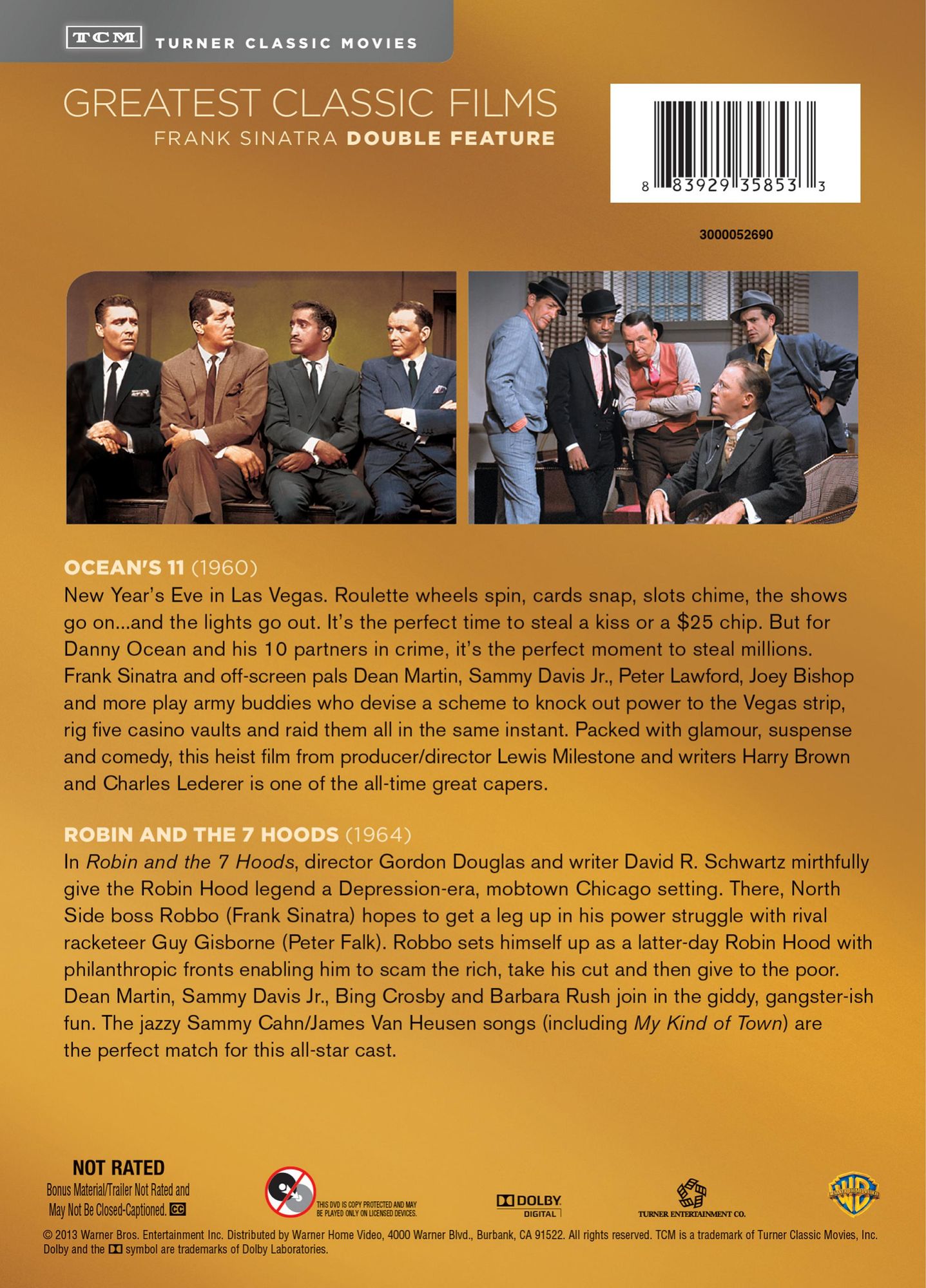 TCM Greatest Classic Films: Frank Sinatra - Ocean's 11/Robin and the 7 Hoods [2 Discs]