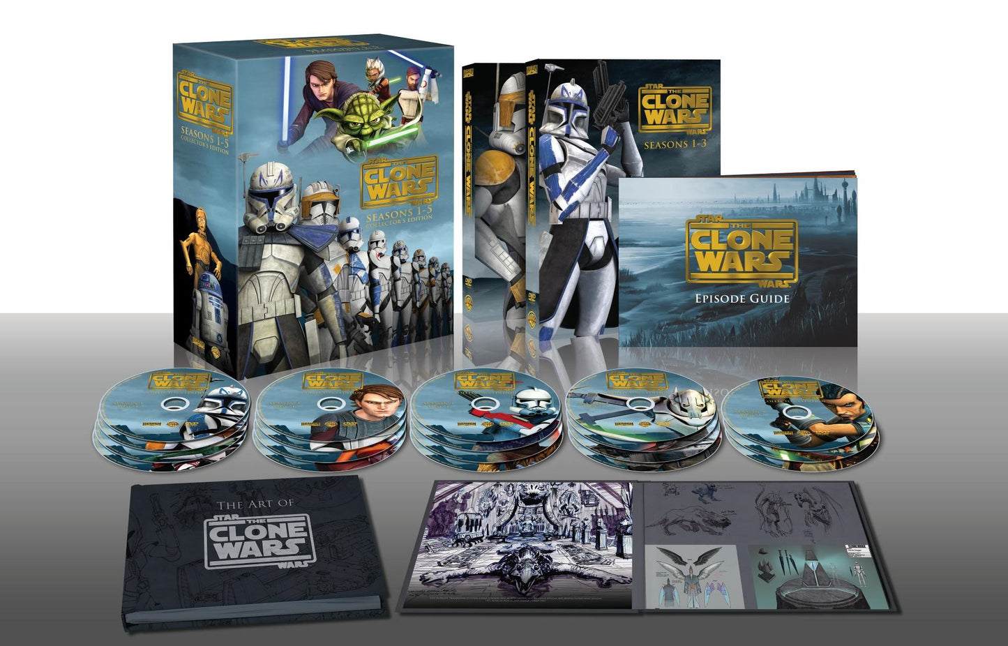 Star Wars: The Clone Wars - The Complete Seasons 1-5 [Collector's Edition] [19 Discs]
