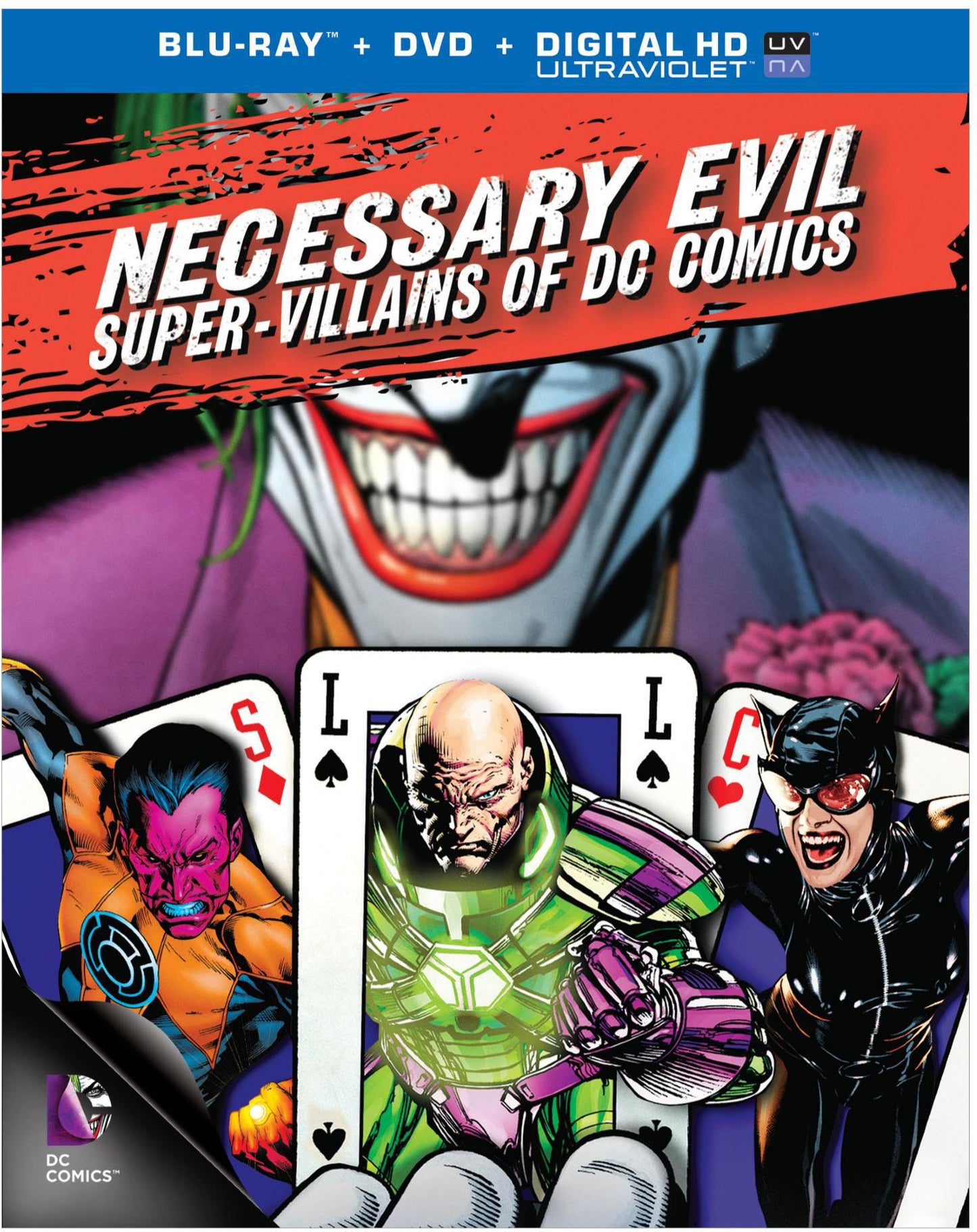 Necessary Evil: Super-Villains of DC Comics [Includes Digital Copy] [2 Discs] [Blu-ray/DVD]