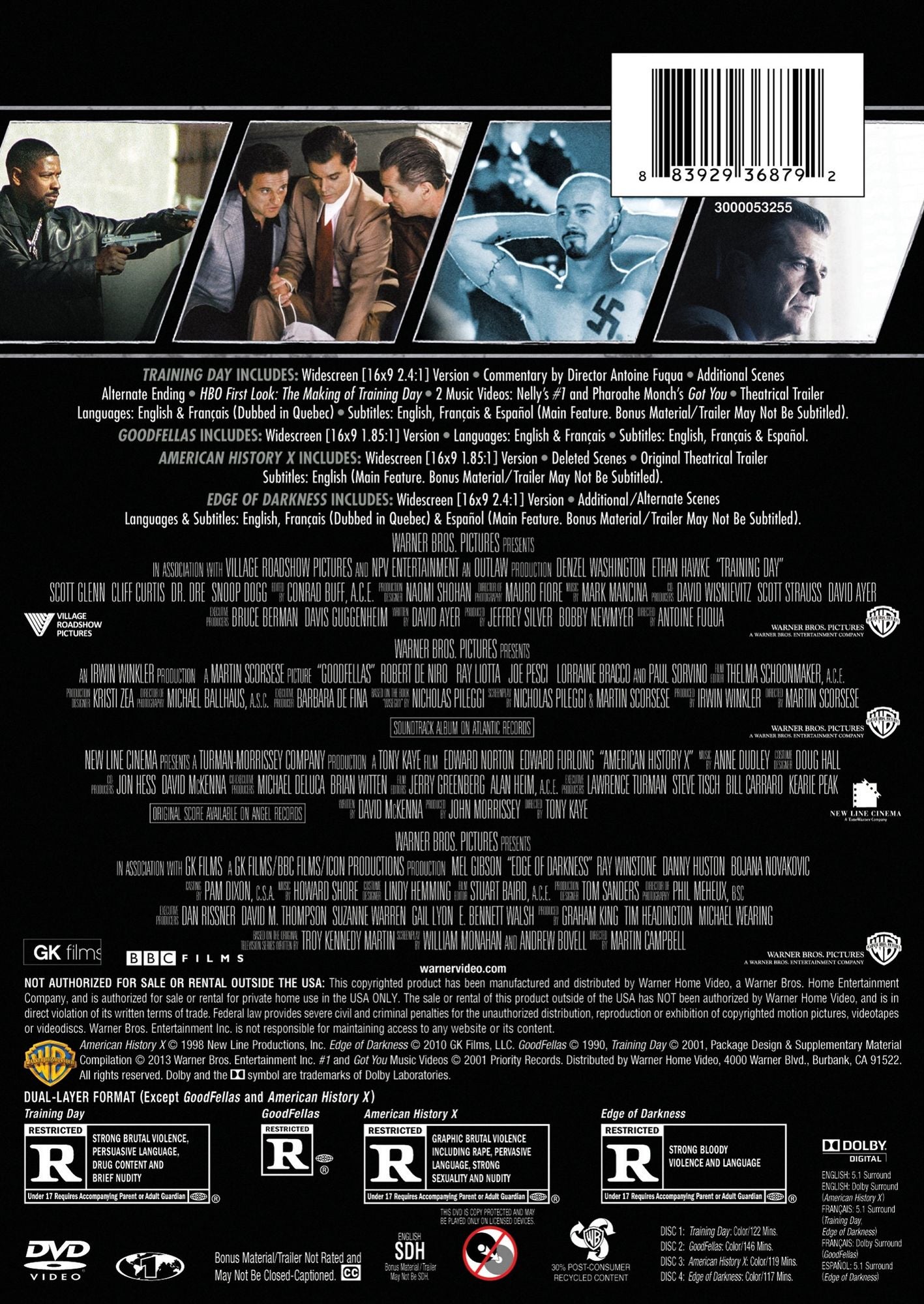 4 Film Favorites: Crime Dramas