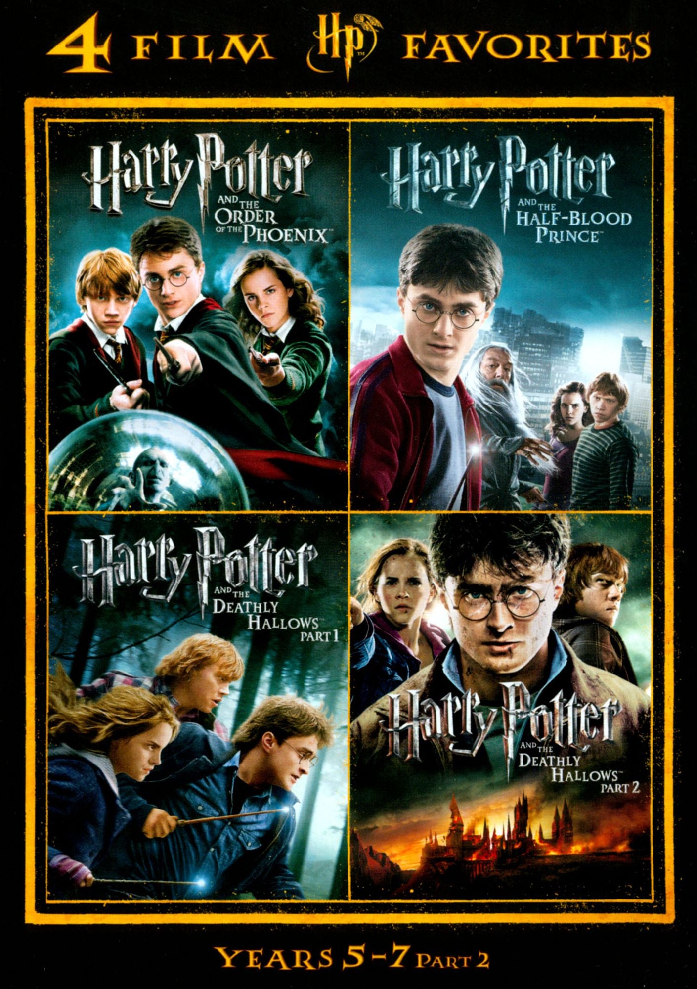 HARRY POTTER YEARS 5-7 (4PC BOX