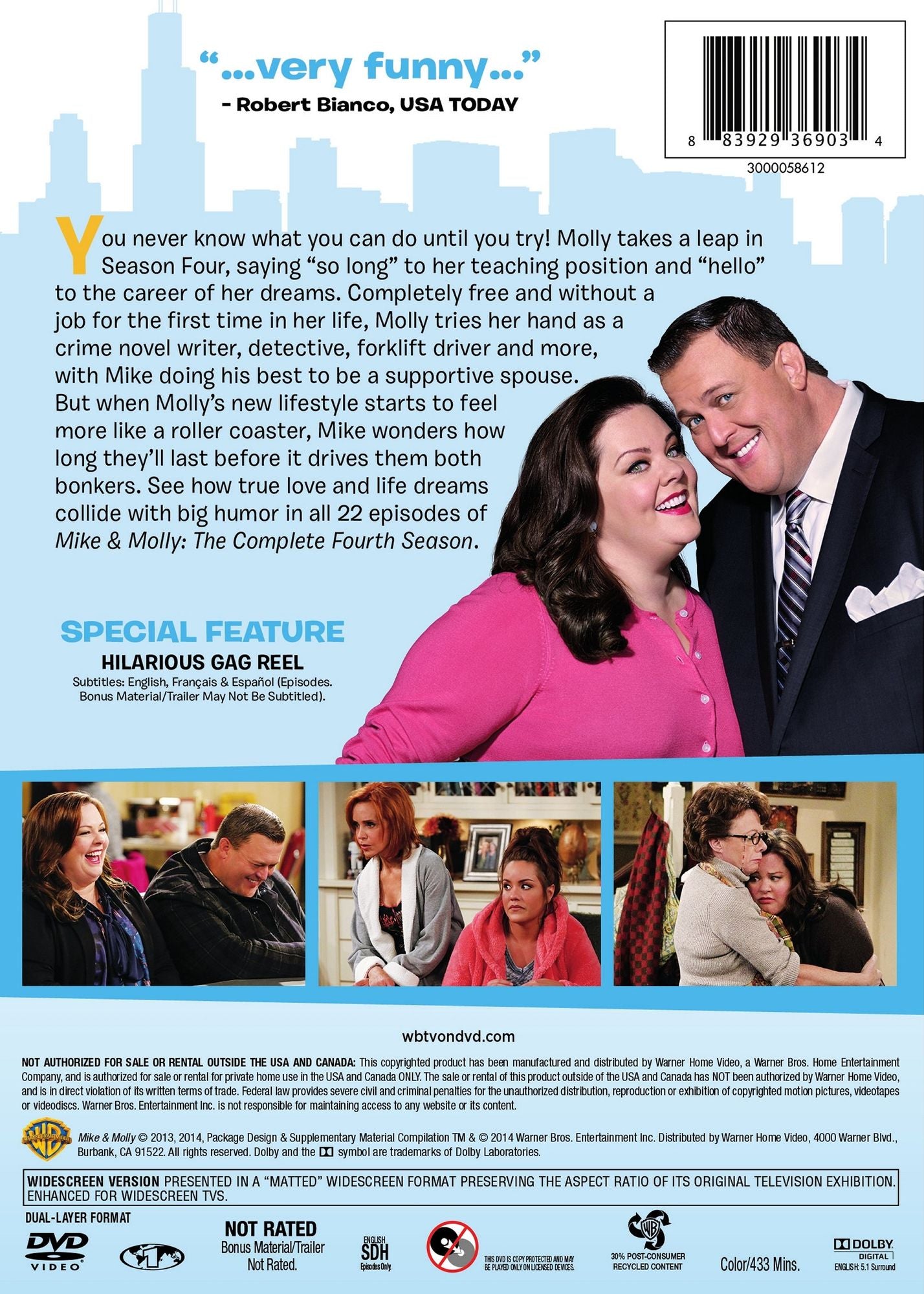 Mike & Molly: The Complete Fourth Season [3 Discs]