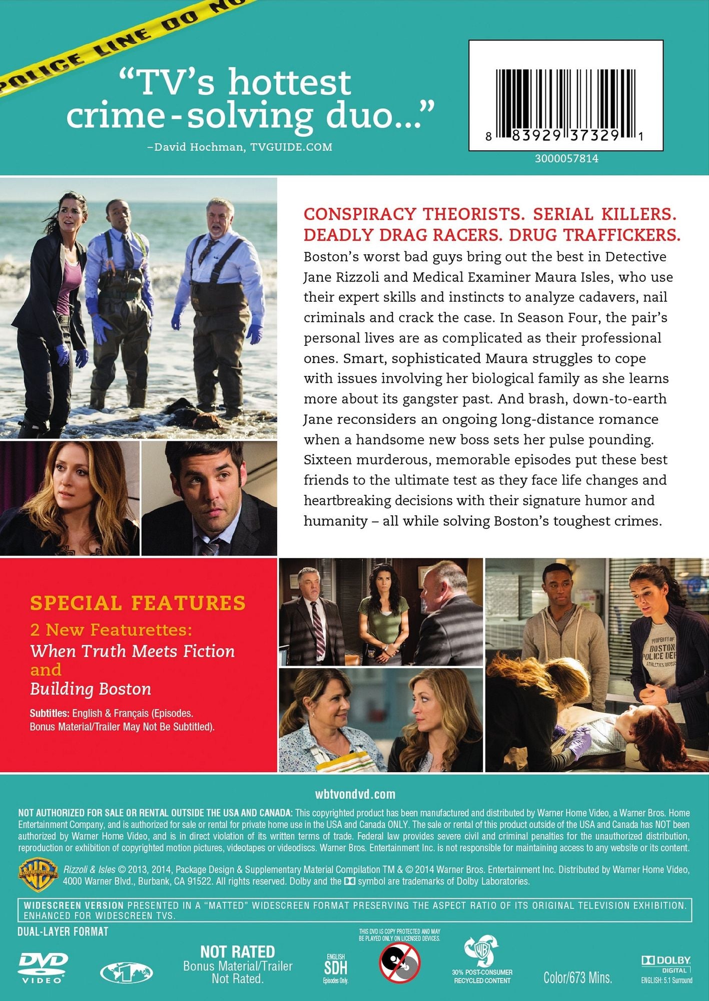 Rizzoli & Isles: The Complete Fourth Season [4 Discs]