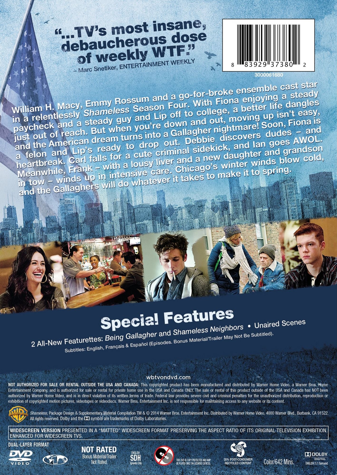 Shameless: The Complete Fourth Season [3 Discs]