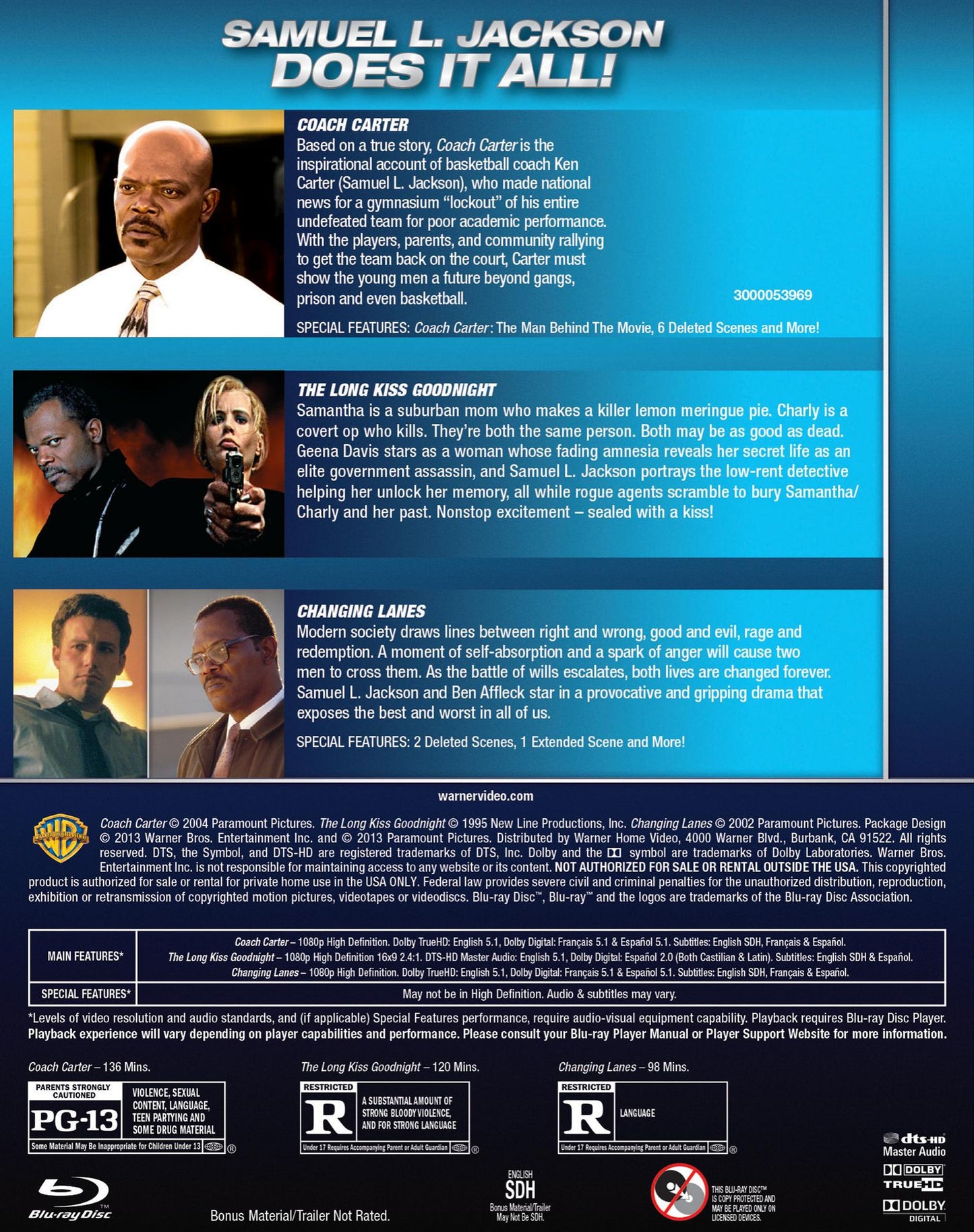 Samuel L. Jackson: Triple Feature