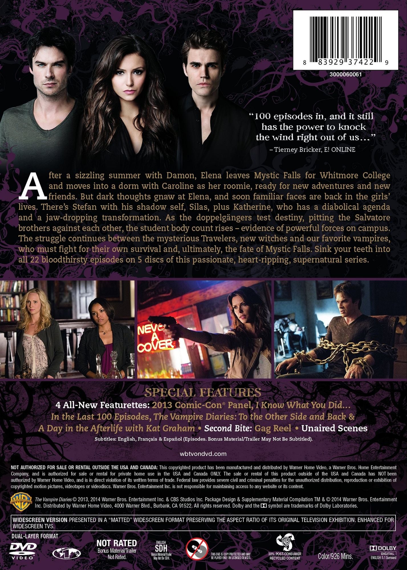 The Vampire Diaries: The Complete Fifth Season [5 Discs]