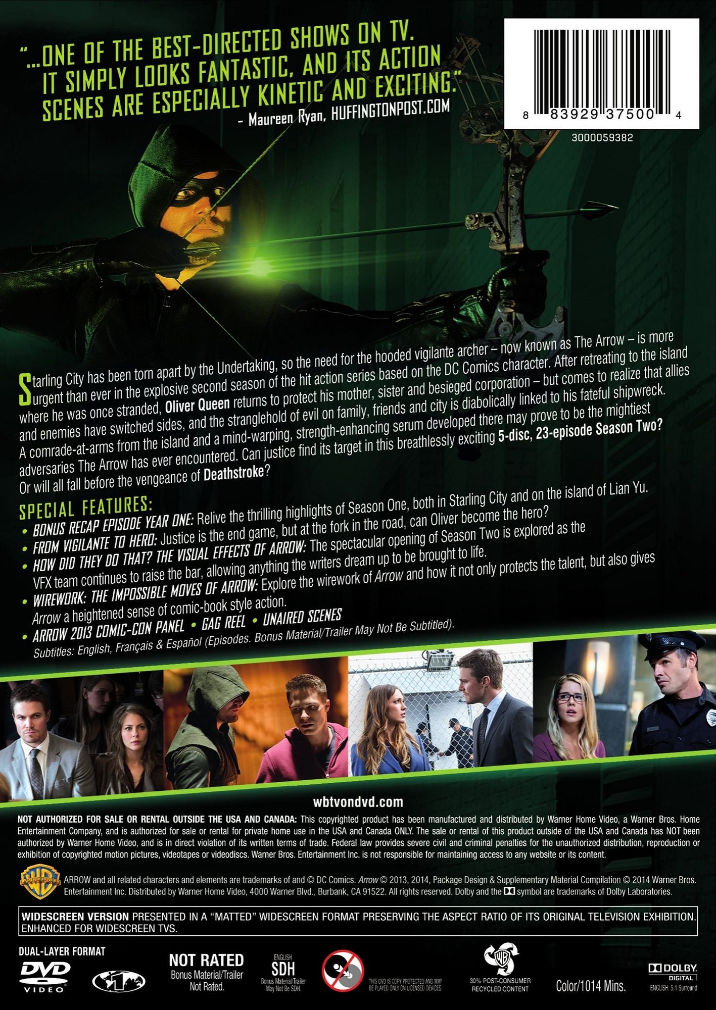 Arrow: The Complete Second Season [5 Discs]