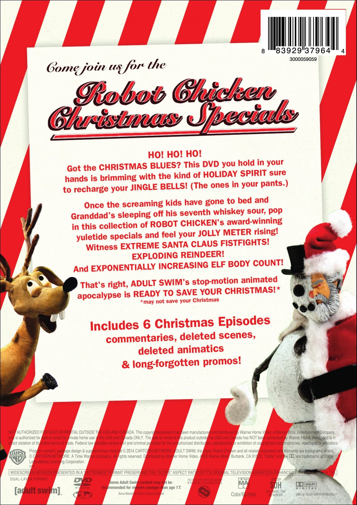 Robot Chicken: Christmas Specials / (Ecoa)