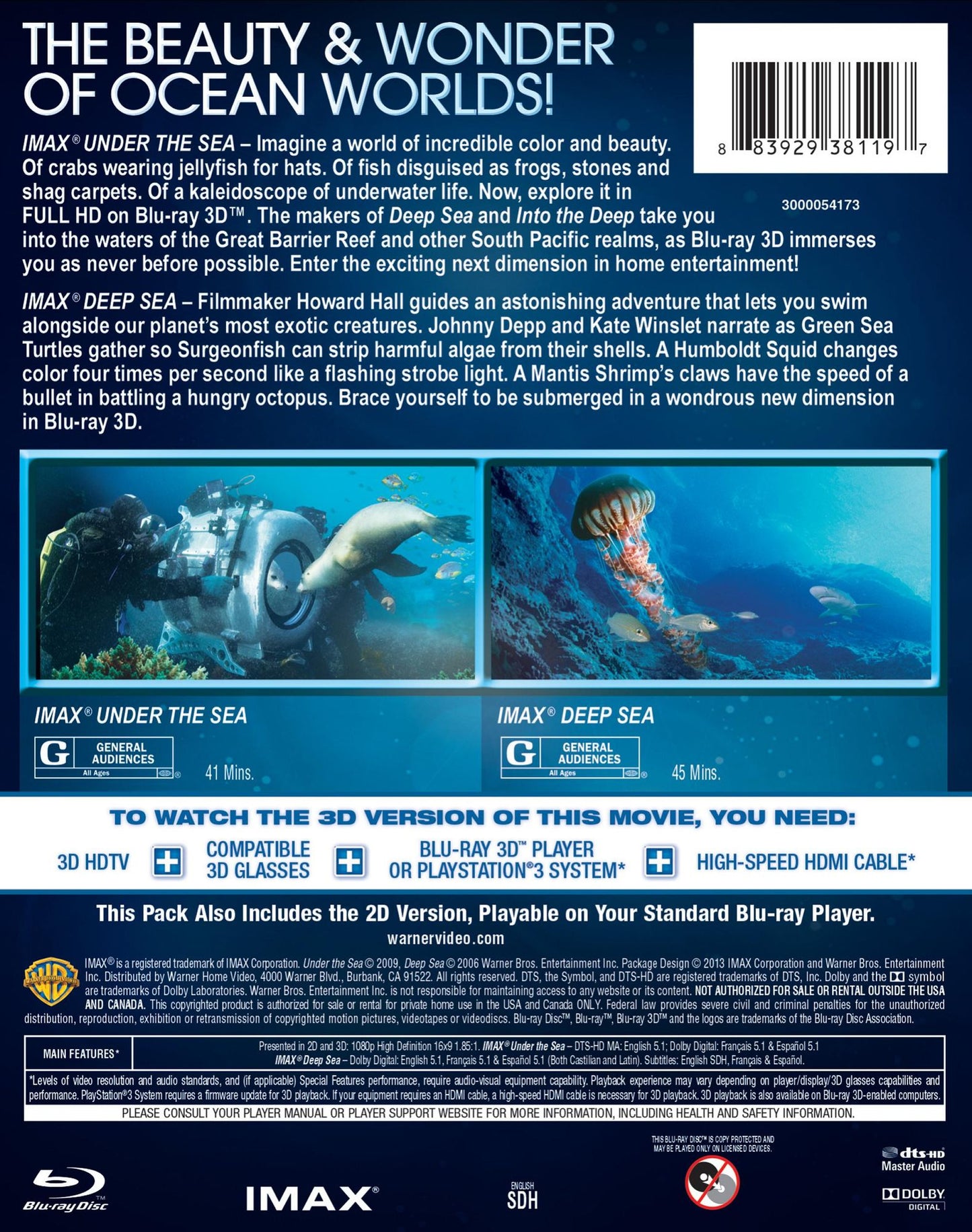 Imax: Under The Sea / Imax: Deep Sea