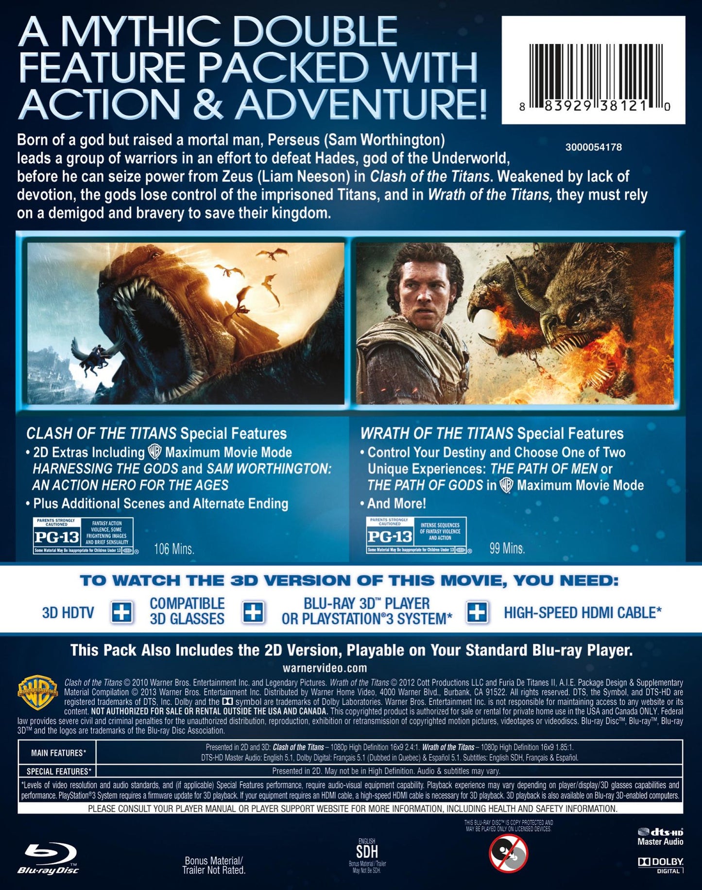 Clash Of The Titans / Wrath Of The Titans