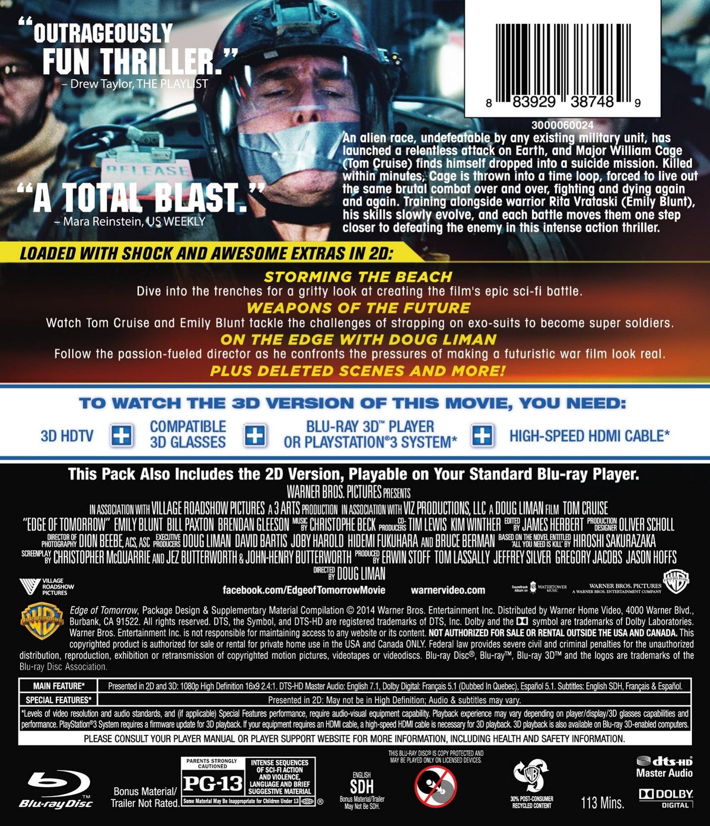 Live Die Repeat: Edge Of Tomorrow