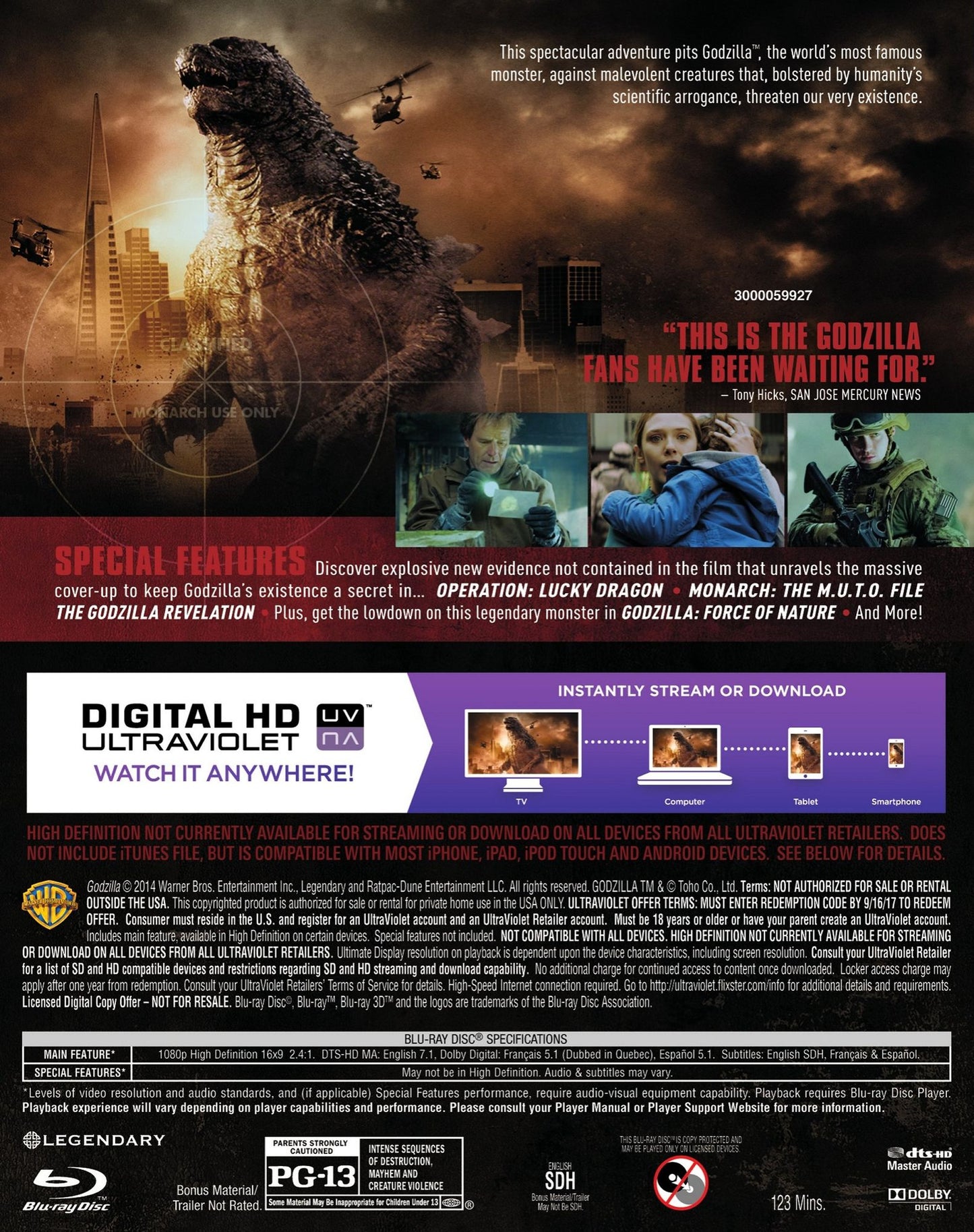 Godzilla [Blu-ray]