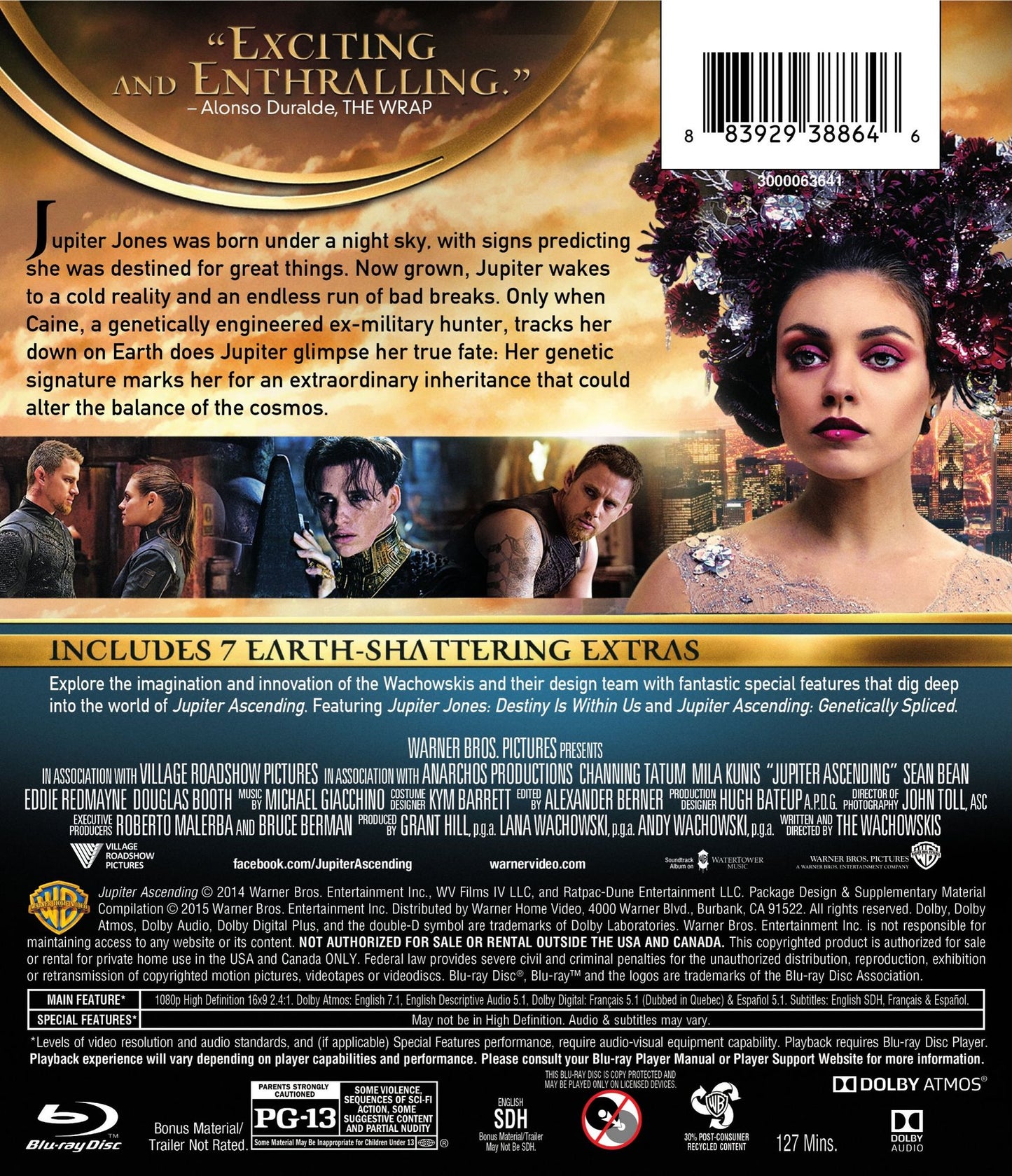 Jupiter Ascending [Blu-ray]