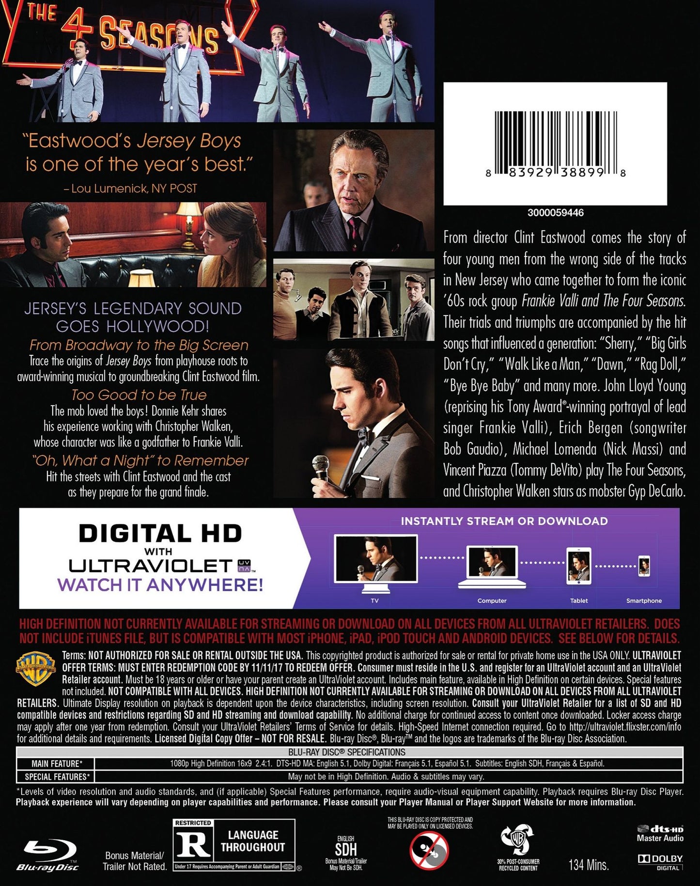 Jersey Boys (2Pc Br Uvdc Digc)